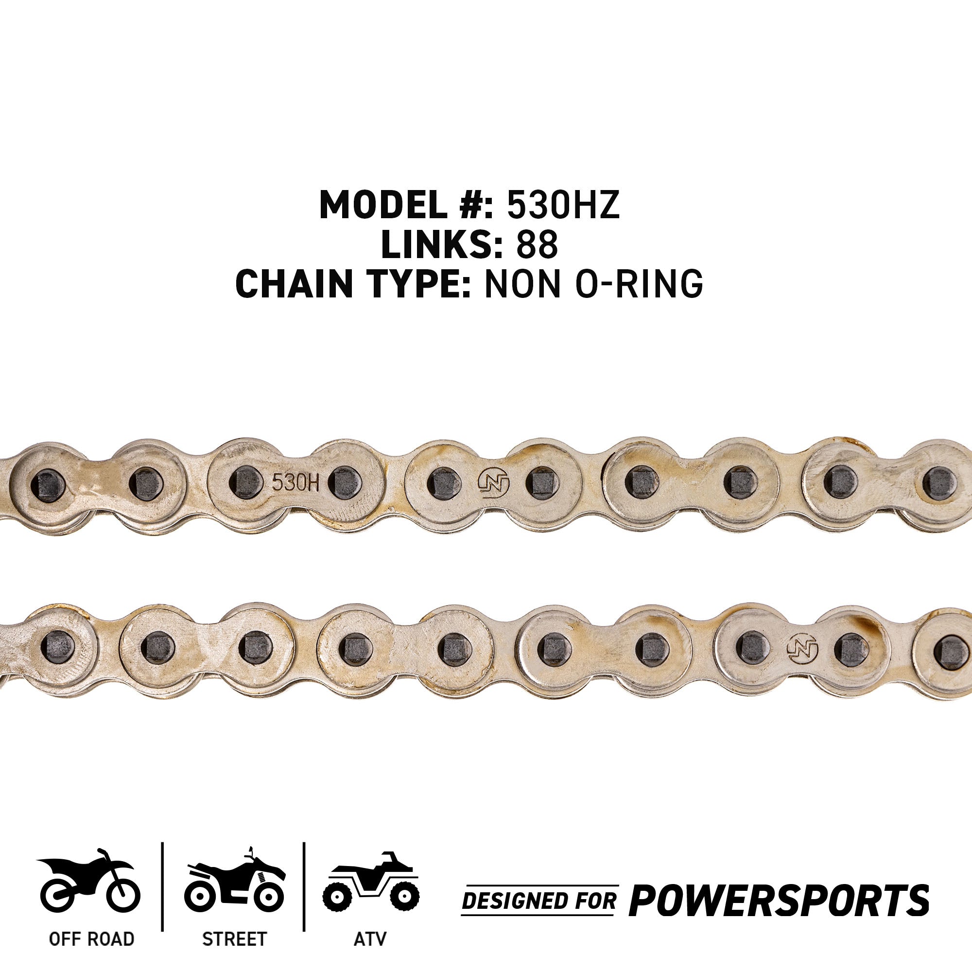 NICHE 519-CDC2333H Chain for MTD Cub Cadet Troy-Bilt Nighthawk 5222