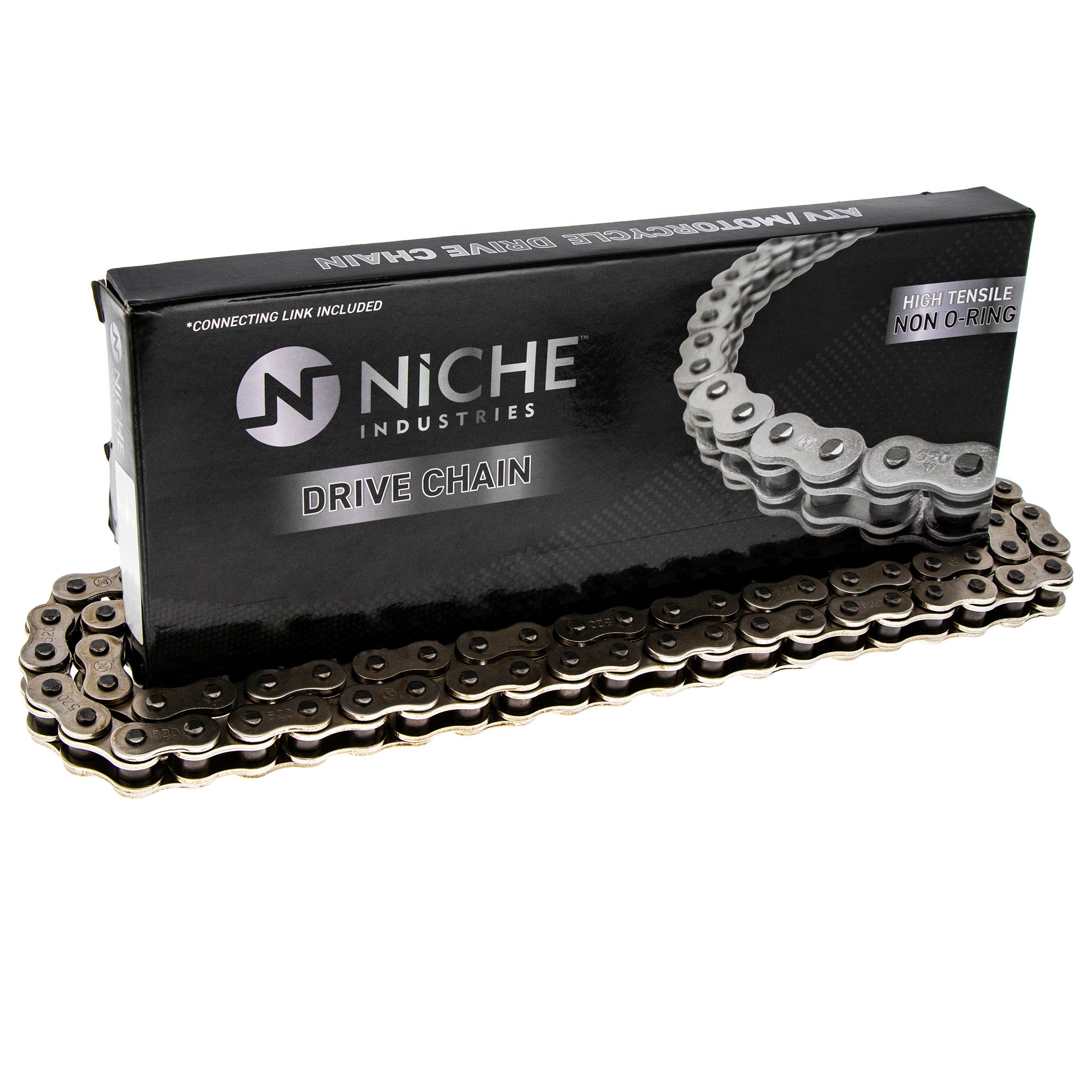 Drive Chain 48 Standard Non O-Ring w/ Master Link For Yamaha