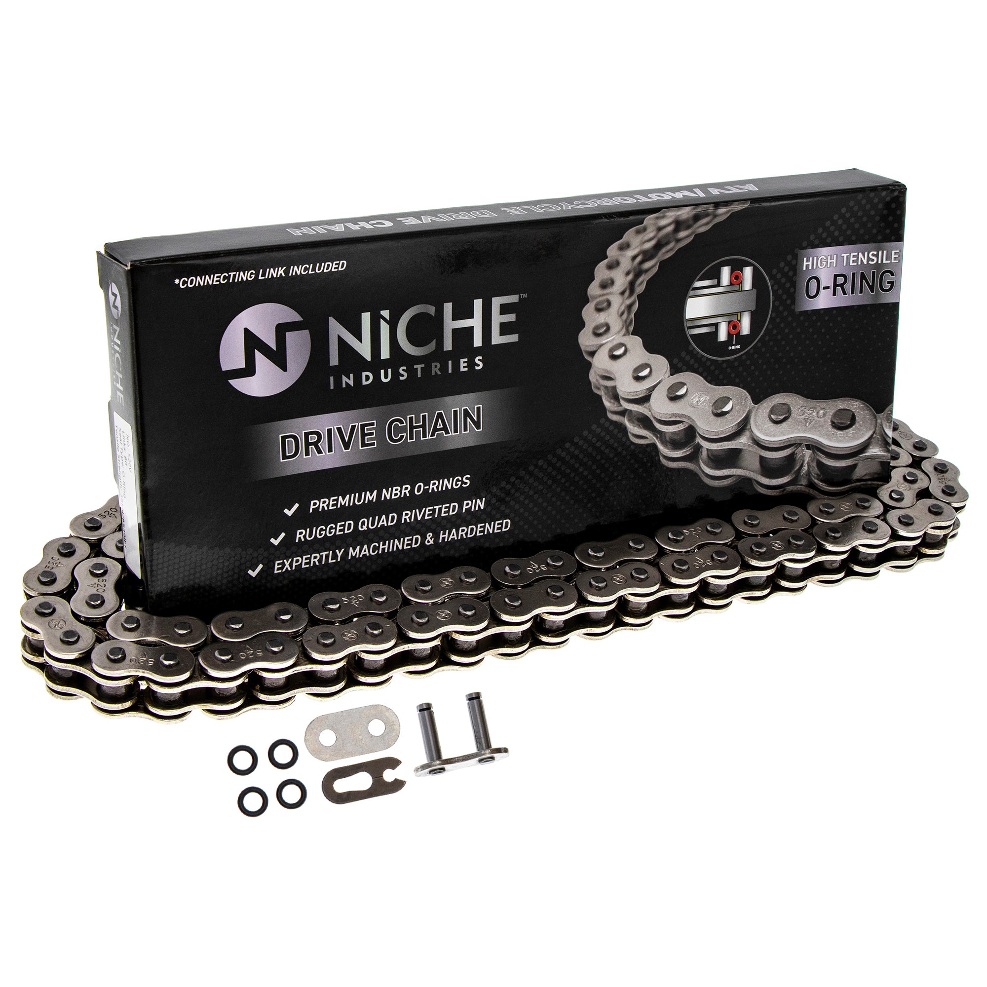 NICHE MK1004223 Drive Sprockets & Chain Kit for Yamaha Kawasaki