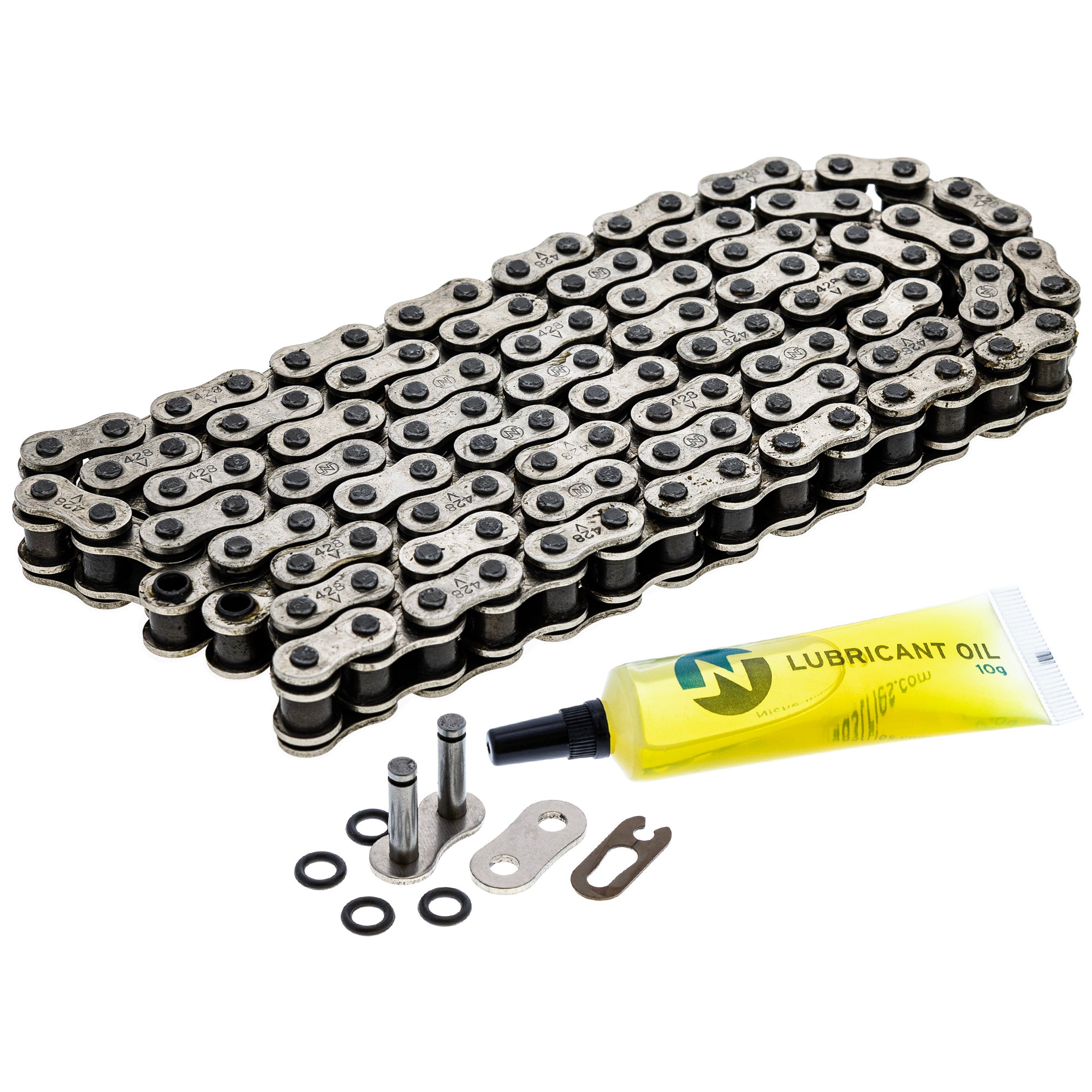 Drive Chain 118 O-Ring w/ Master Link for zOTHER Yamaha Suzuki KTM Honda YZ85 YZ80 XT125 NICHE 519-CDC2372H