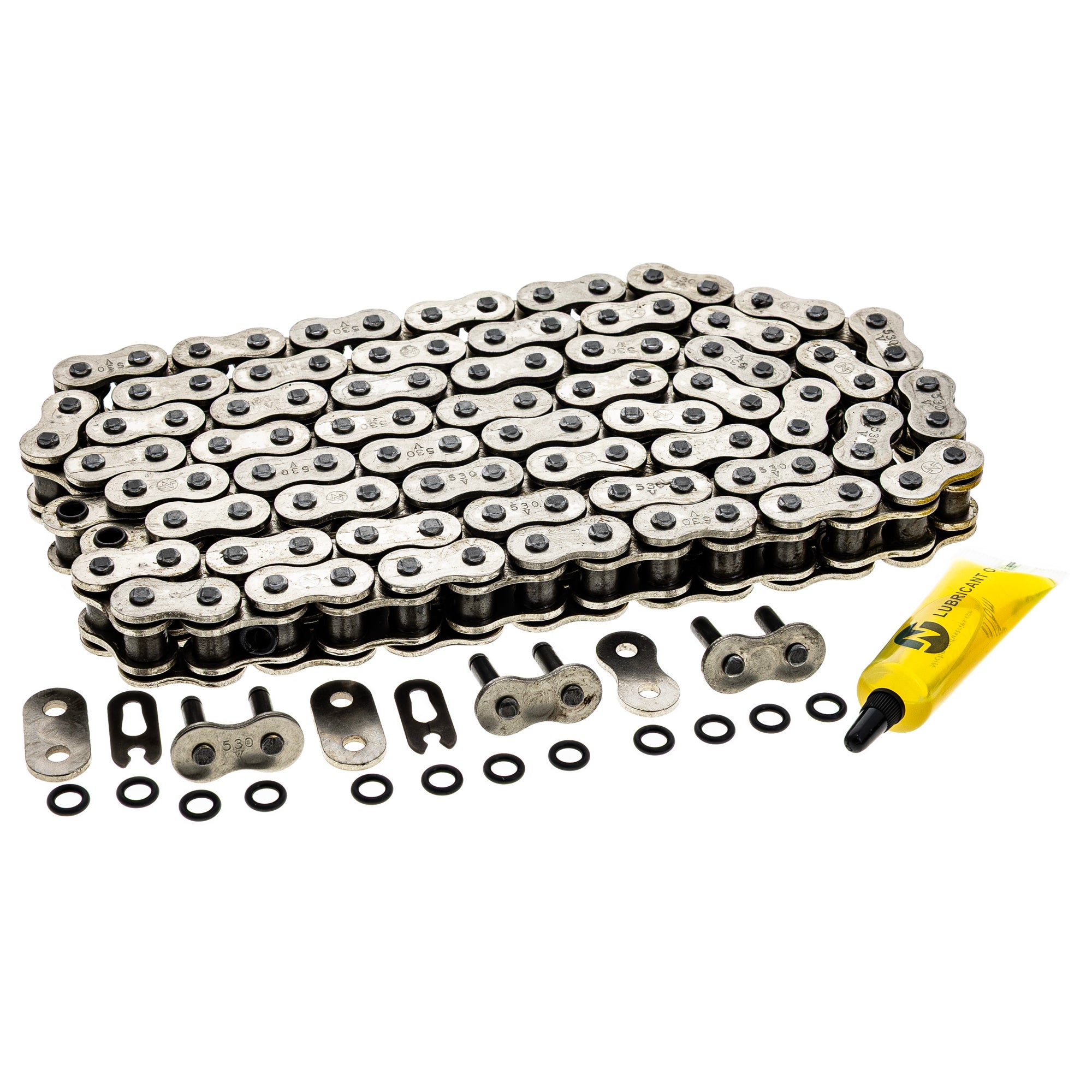 Drive Chain 110 O-Ring w/ Master Link for zOTHER Triumph Suzuki Kawasaki ZZR600 Super NICHE 519-CDC2375H
