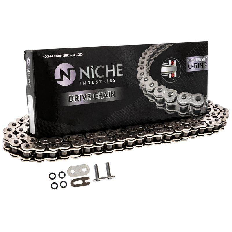 Drive Chain 108 O-Ring w/ Master Link 519-CDC2371H For Honda Kawasaki Triumph T2017505 T2012127