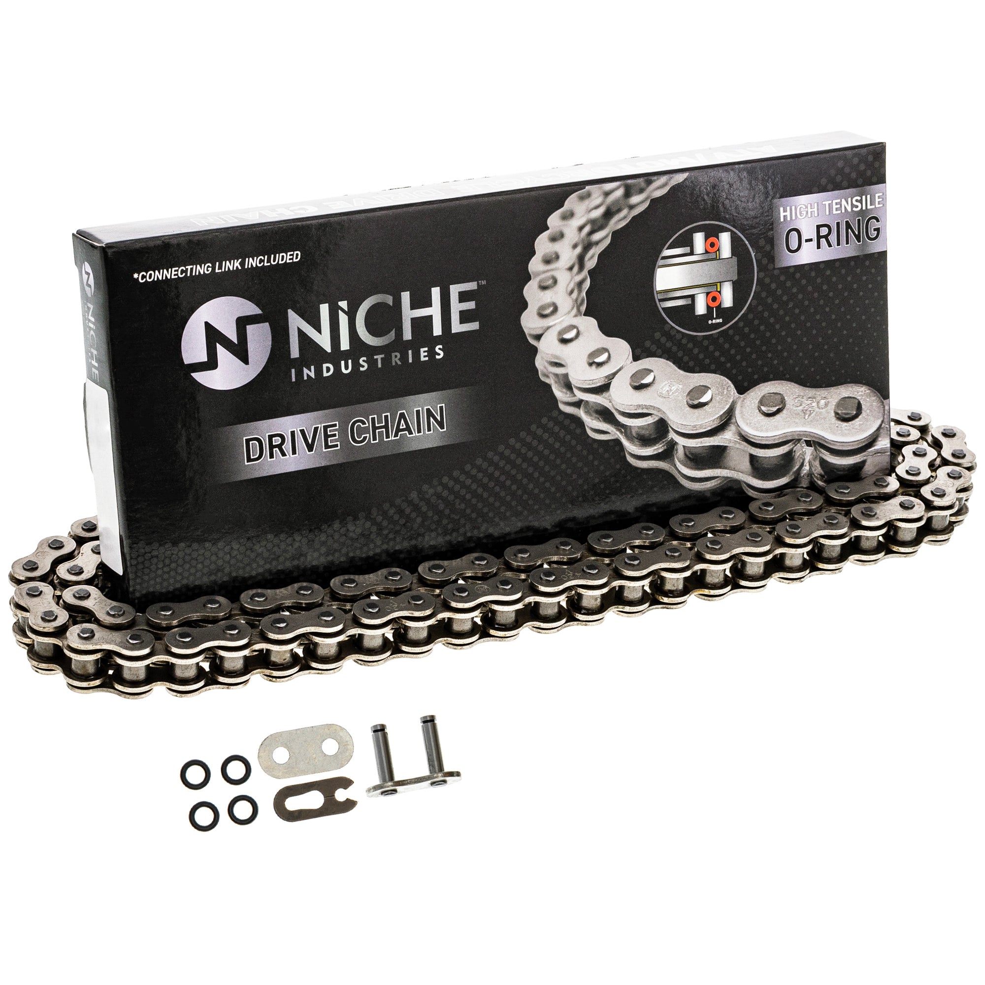 Drive Chain 78 O-Ring w/ Master Link Suzuki Kawasaki | NICHE
