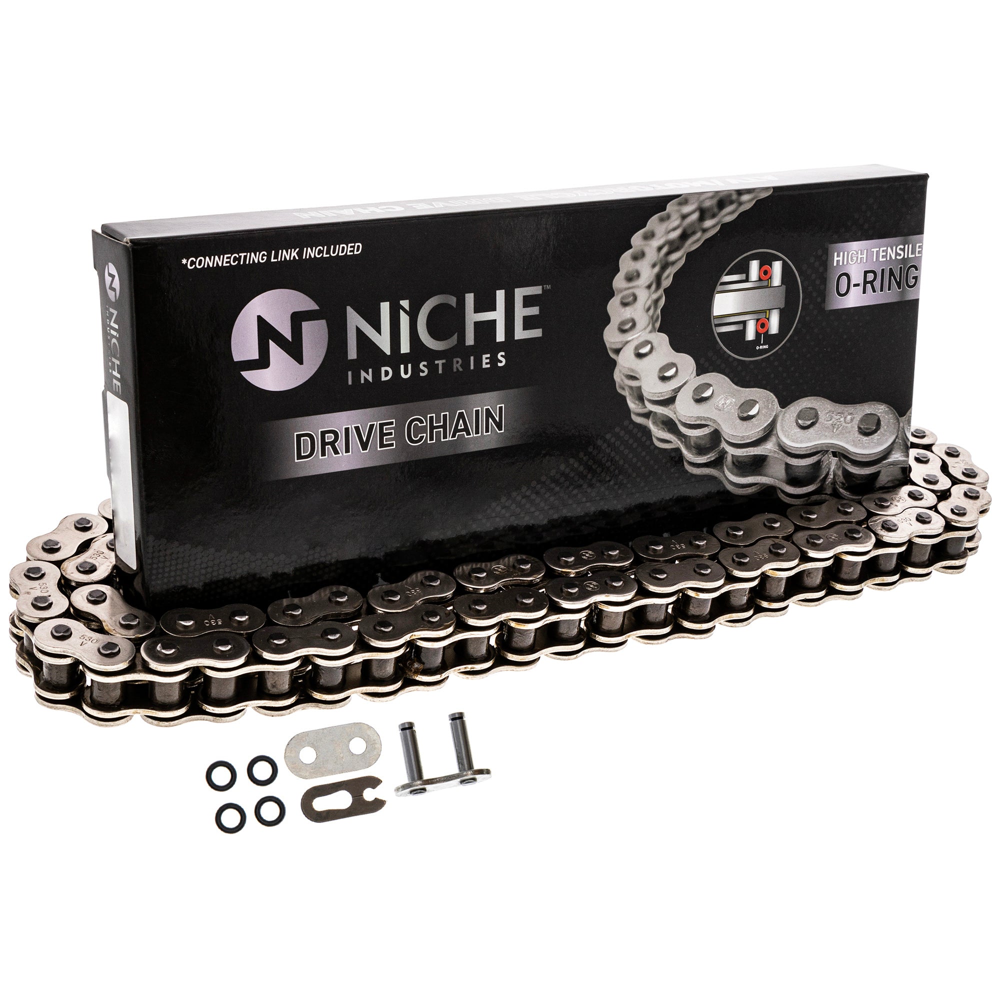 Drive Chain 100 O-Ring w/ Master Link Kawasaki Honda | NICHE PARTS