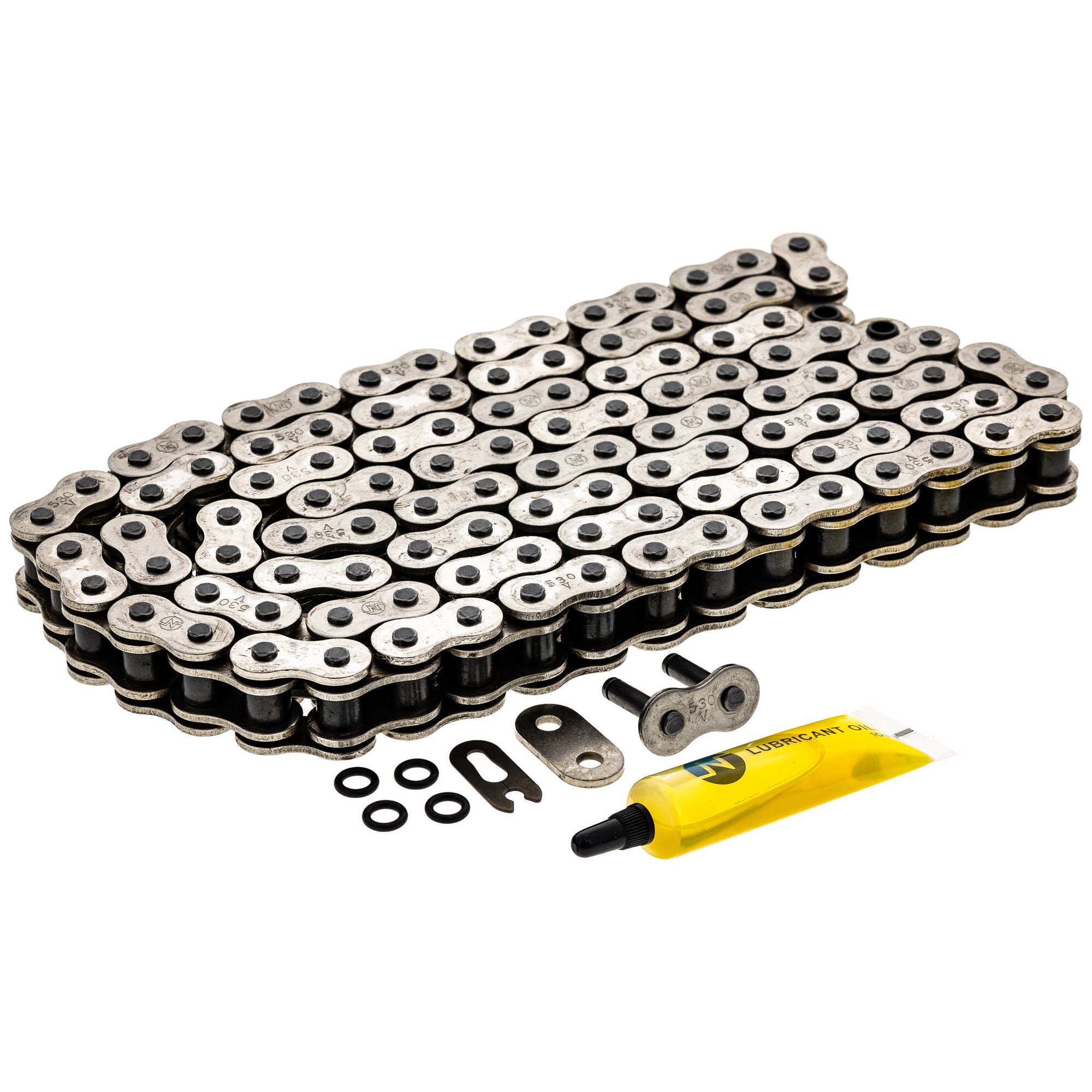 Drive Chain 112 O-Ring w/ Master Link for zOTHER Suzuki Kawasaki ZZR600 ZZR1200 XN85 NICHE 519-CDC2392H