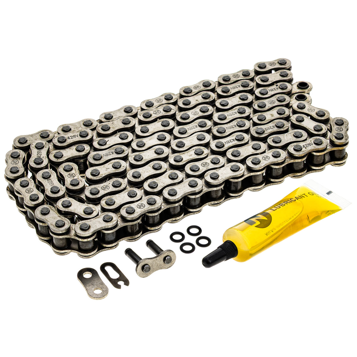 Drive Chain 112 O-Ring w/ Master Link for zOTHER Suzuki Kawasaki Honda YZ80 YZ125 XR100 NICHE 519-CDC2396H