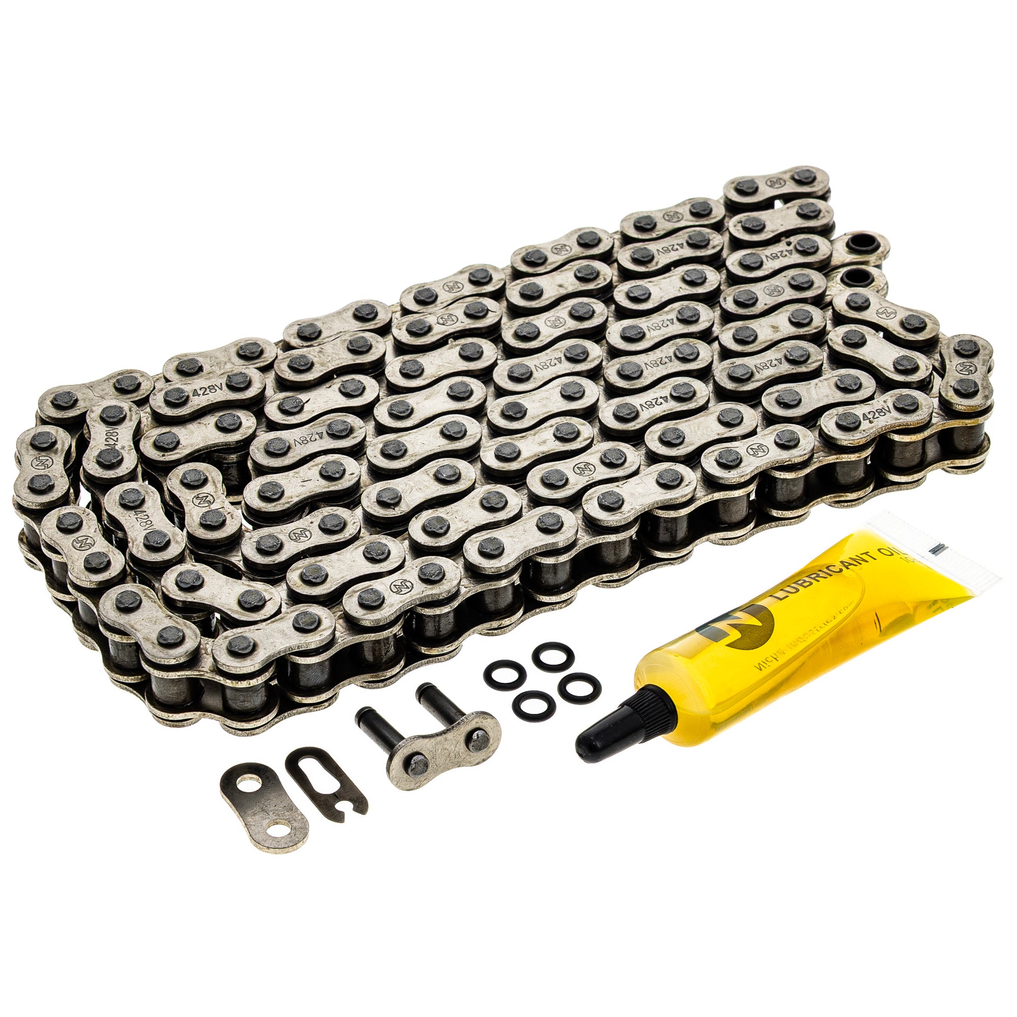 Drive Chain 112 O-Ring w/ Master Link for zOTHER Suzuki Kawasaki Honda YZ80 YZ125 XR100 NICHE 519-CDC2396H