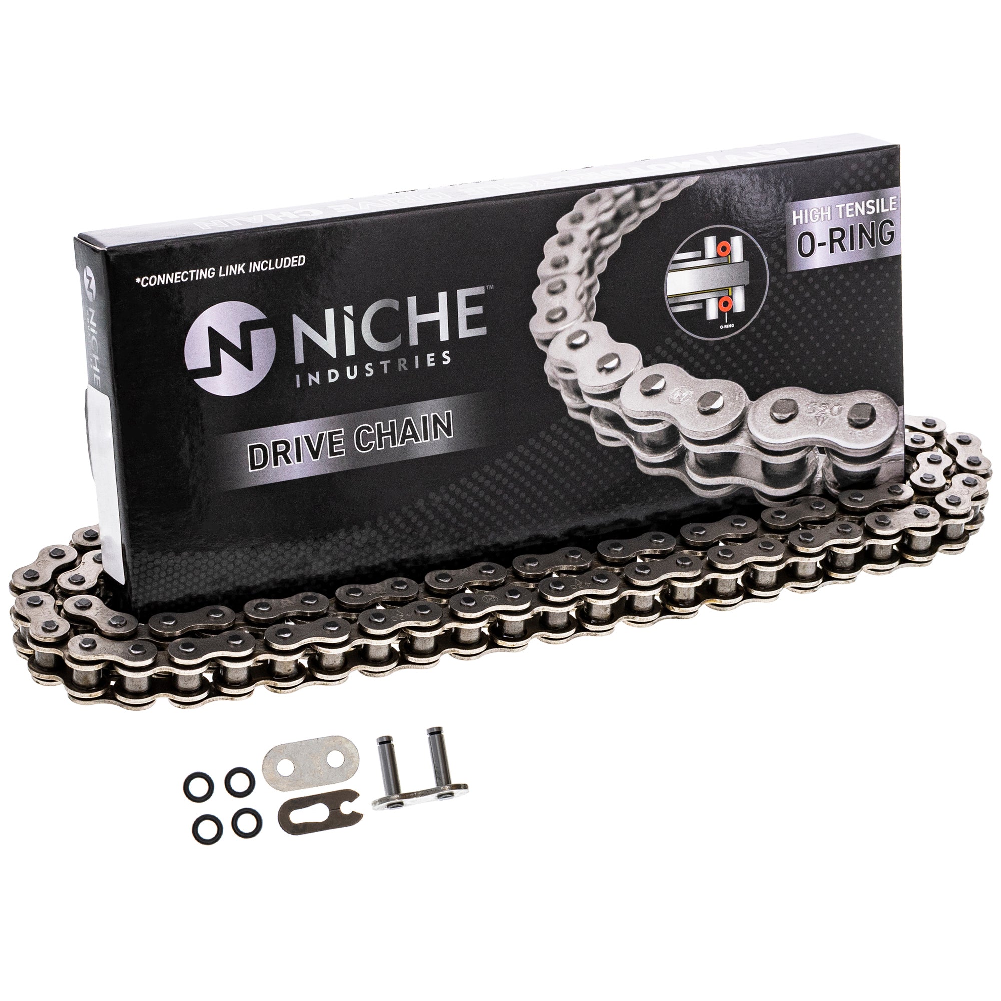 Drive Chain 90 O-Ring w/ Master Link Yamaha Kawasaki | NICHE PARTS