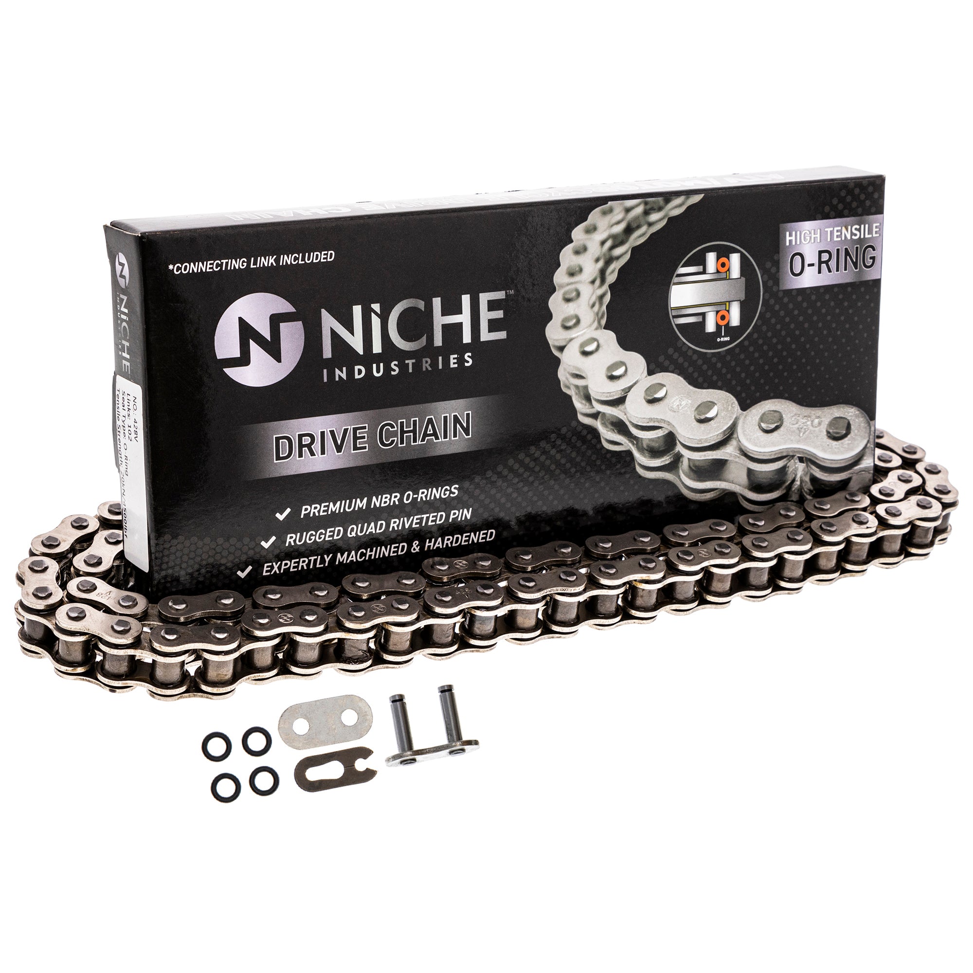 NICHE MK1004490 Drive Sprockets & Chain Kit for zOTHER Honda