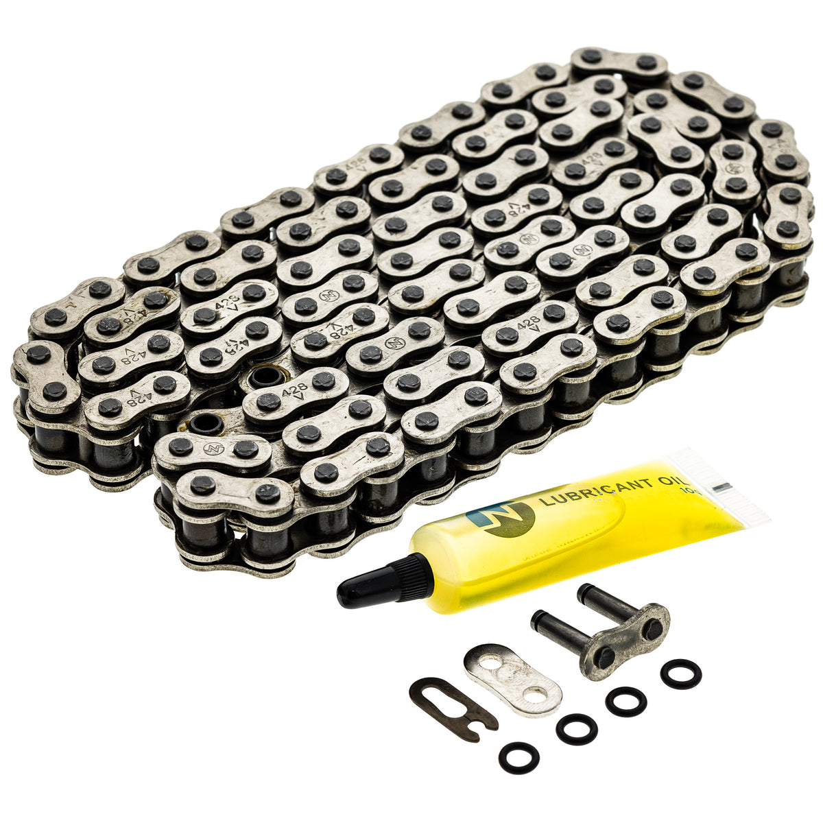Drive Chain 108 O-Ring w/ Master Link for zOTHER YZ80 YL2 YA6 XL100S 5303 NICHE 519-CDC2314H