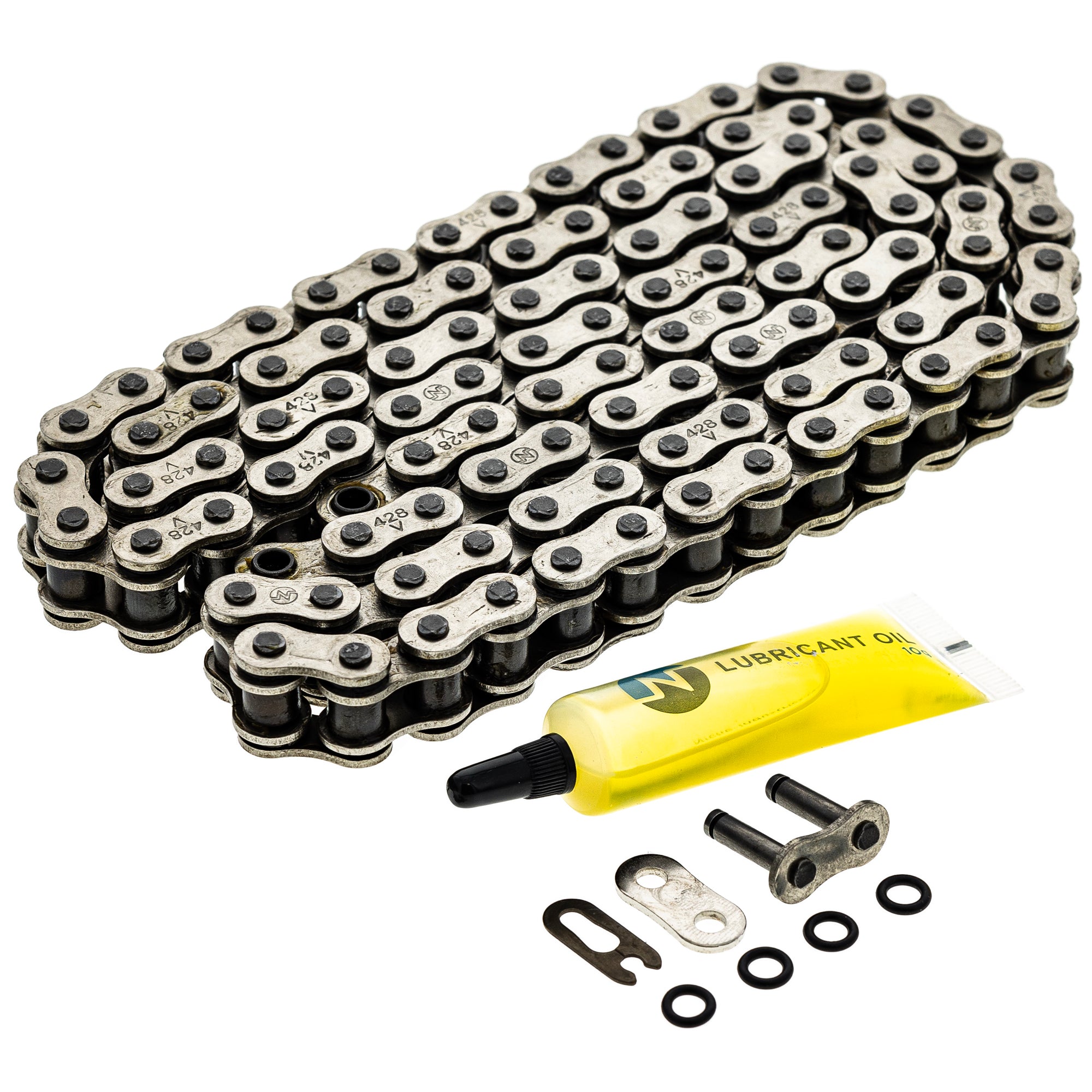 Drive Chain 108 O-Ring w/ Master Link for zOTHER YZ80 YL2 YA6 XL100S 5303 NICHE 519-CDC2314H