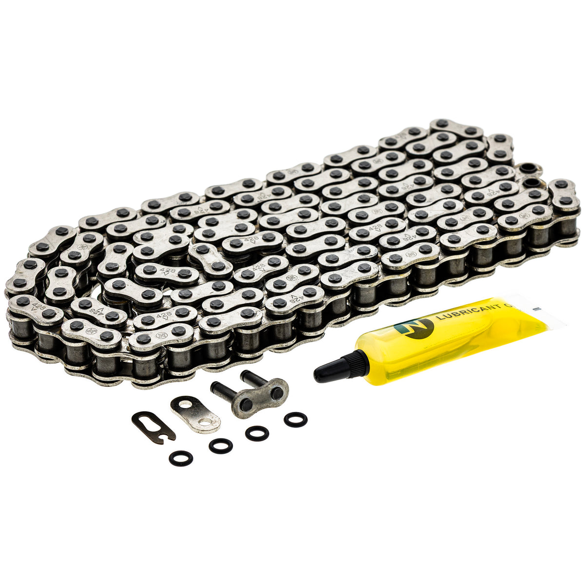 Drive Chain 128 O-Ring w/ Master Link for zOTHER Yamaha XT250 TTR225 Super RG125 NICHE 519-CDC2420H