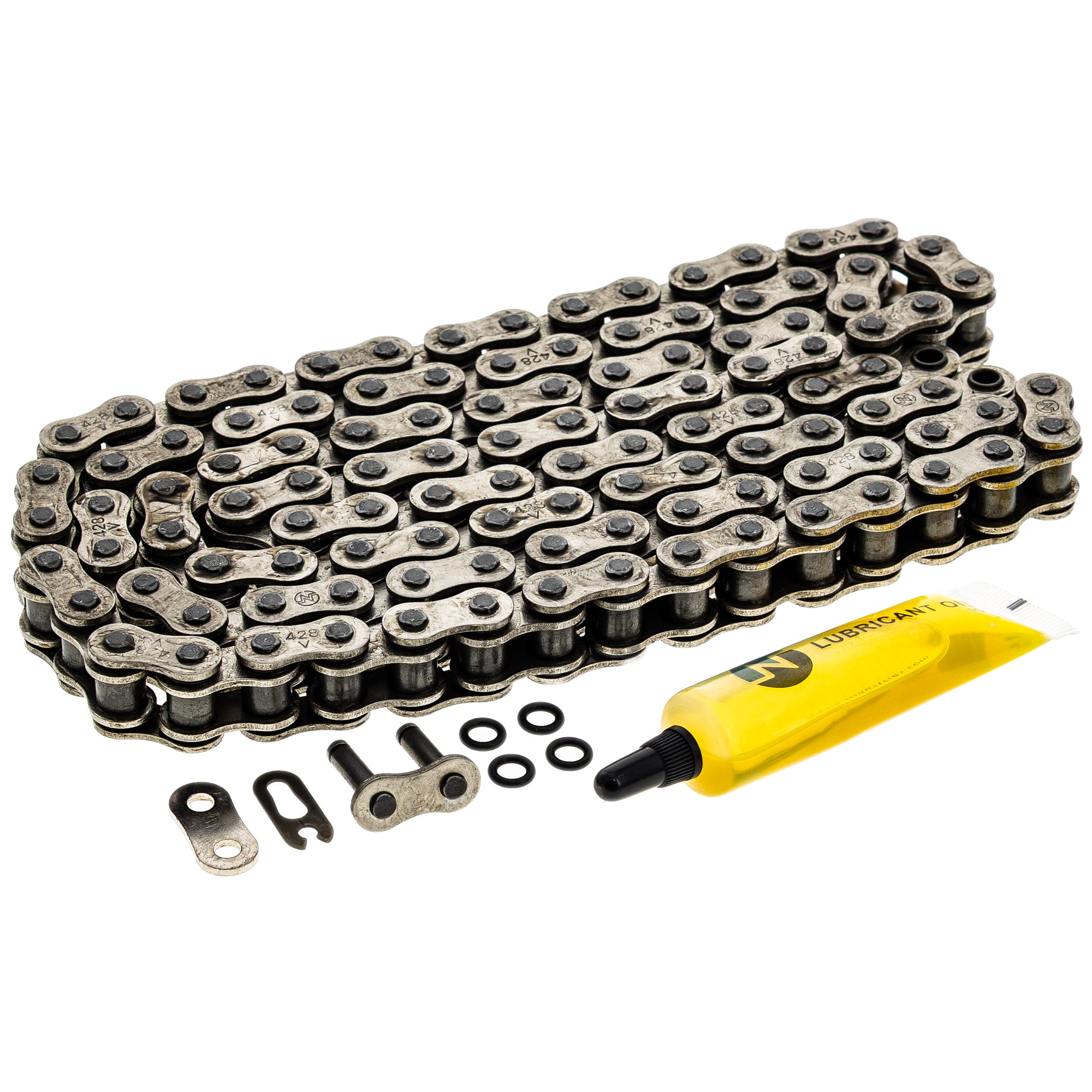 Drive Chain 114 O-Ring w/ Master Link for zOTHER YZ80 TS90 TS125 TS100 94580-30114-00 5322 NICHE 519-CDC2433H