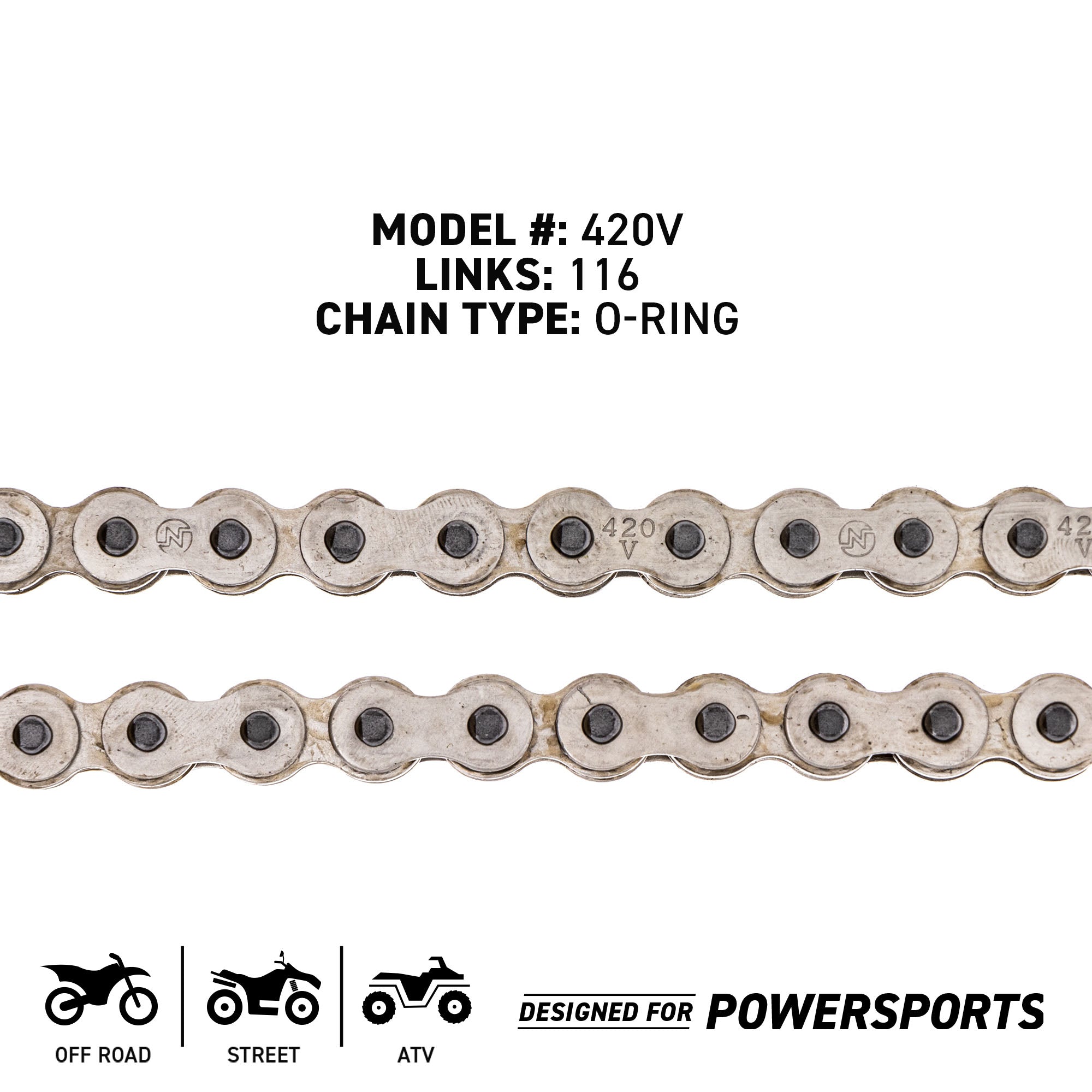 NICHE 519-CDC2435H Chain for zOTHER Honda Expert CR80R AR50