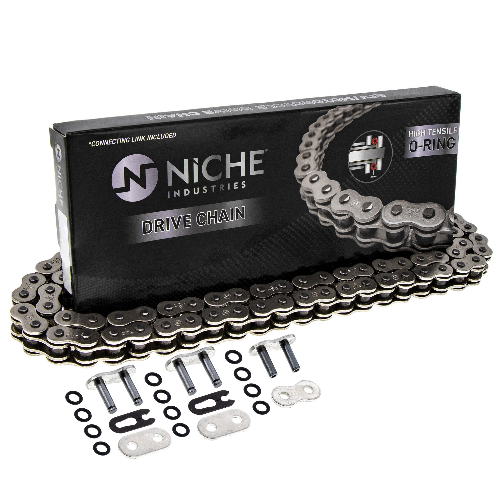 Drive Chain 78 O-Ring w/ Master Link Polaris Suzuki | NICHE PARTS