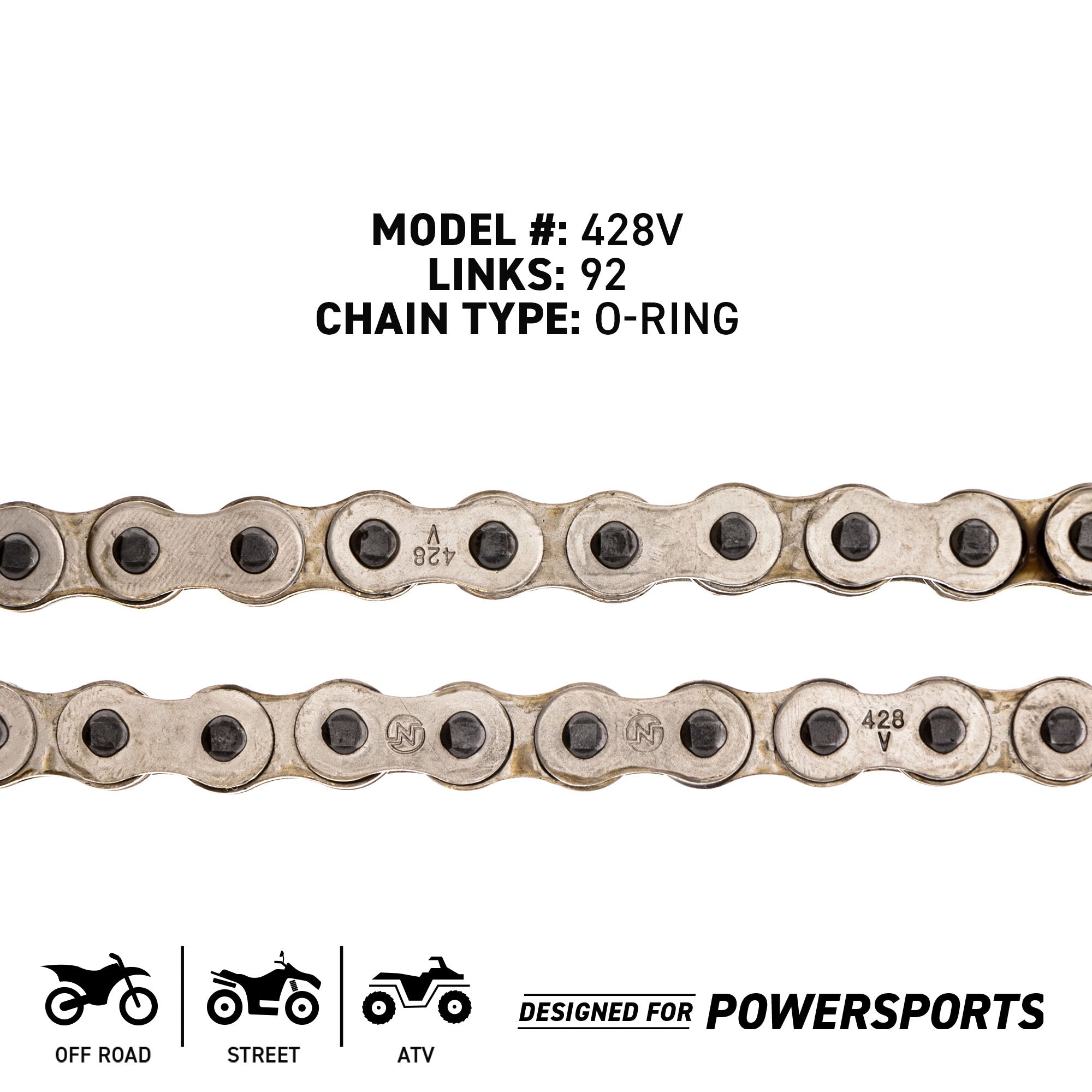 NICHE 519-CDC2439H Chain for zOTHER FourTrax ATC125M ATC110 5328
