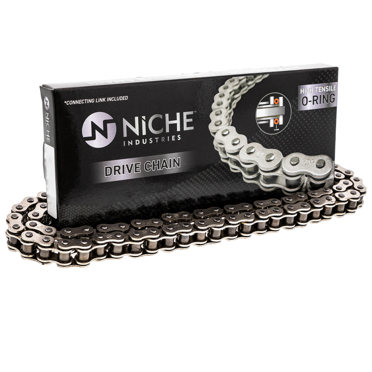 Drive Chain 94 O-Ring w/ Master Link For Honda Can-Am V14428DGF01HLL V14428DGF01H V14428DGF00H