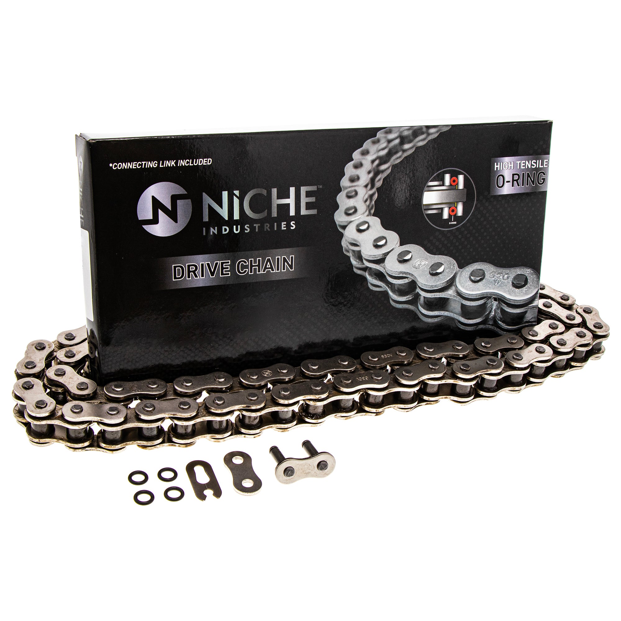 Drive Chain 84 O-Ring w/ Master Link Kawasaki Honda | NICHE PARTS