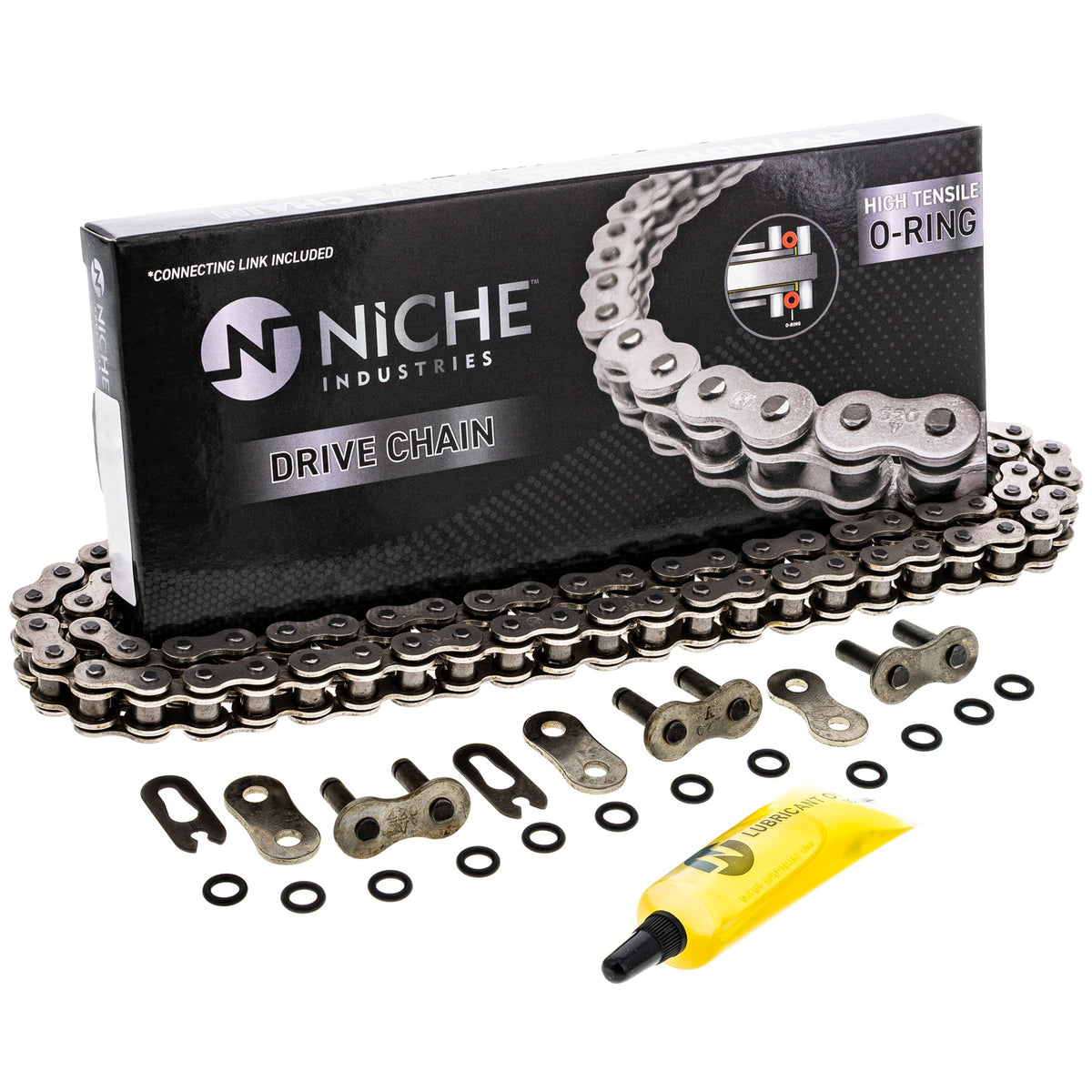 Drive Chain 64 O-Ring w/ Master Link For Suzuki