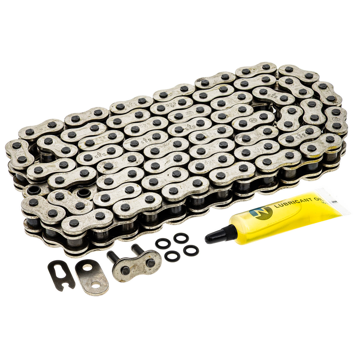 Drive Chain 104 O-Ring w/ Master Link for zOTHER Triumph Kawasaki Ducati W650 TS400 TS250 NICHE 519-CDC2476H