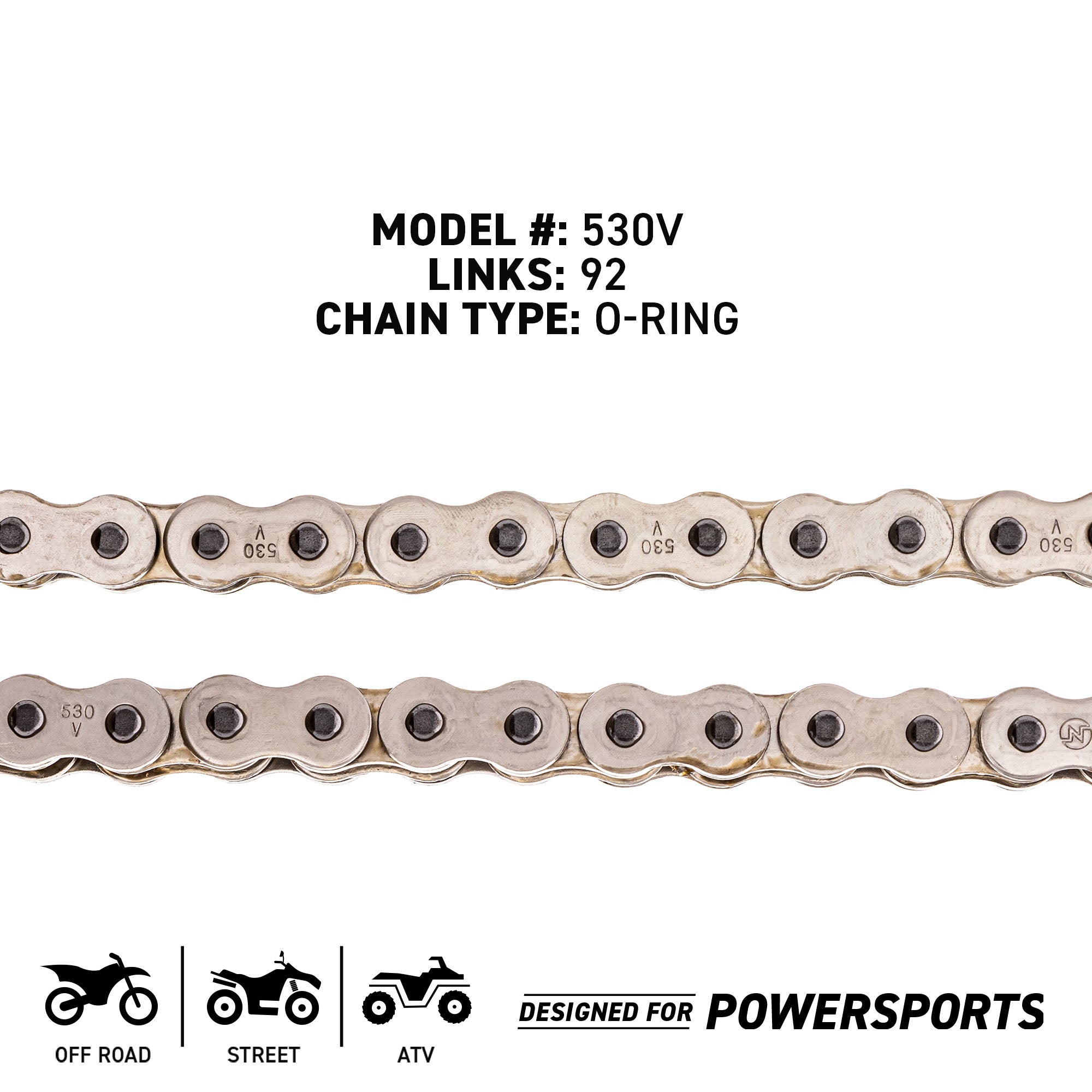 NICHE 519-CDC2470H Chain for zOTHER RD350 RD250 94580-10092-00 5369