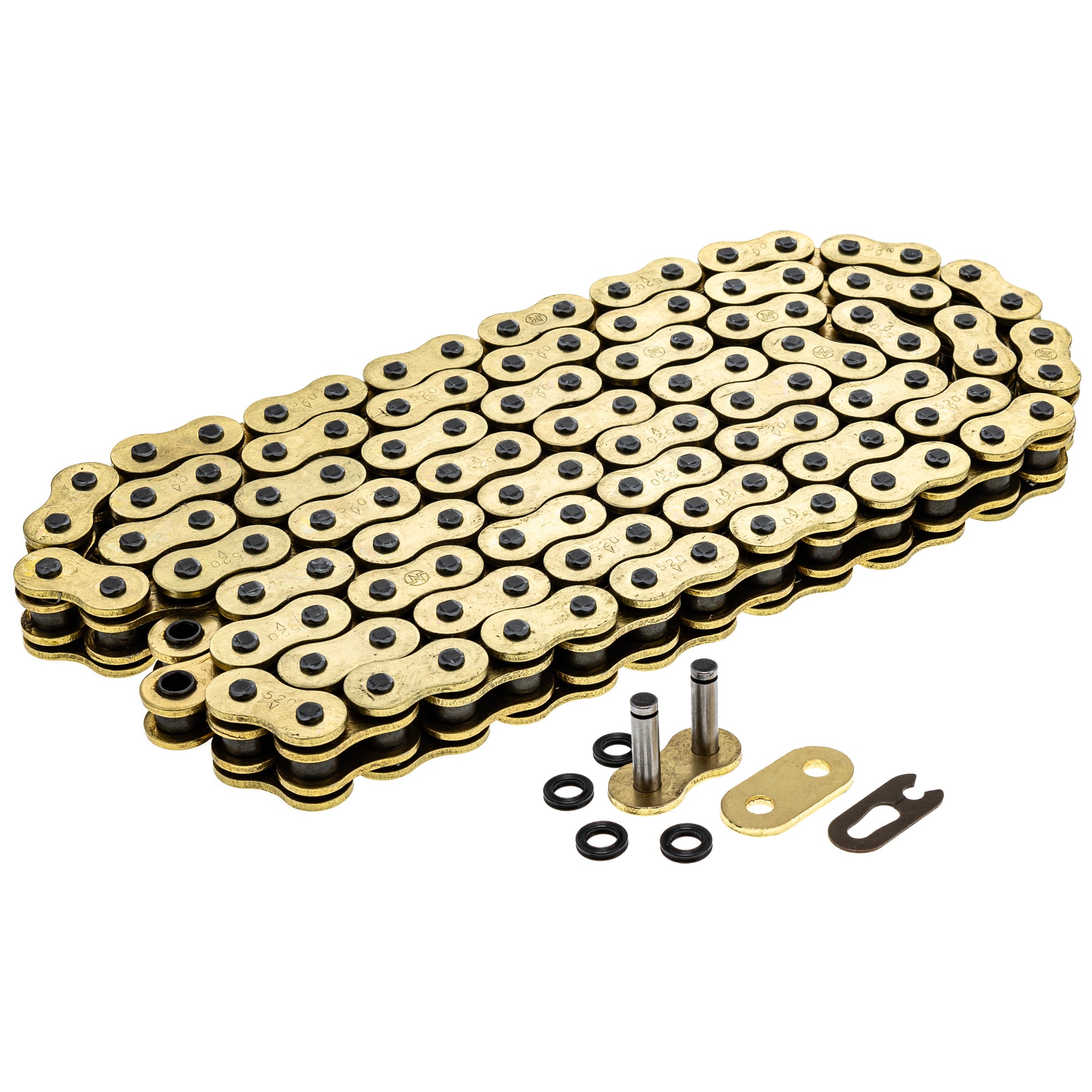 Gold X-Ring Chain 114 w/ Master Link for zOTHER Yamaha Kawasaki Honda YZF YZ490 YZ450F NICHE 519-CDC2404H