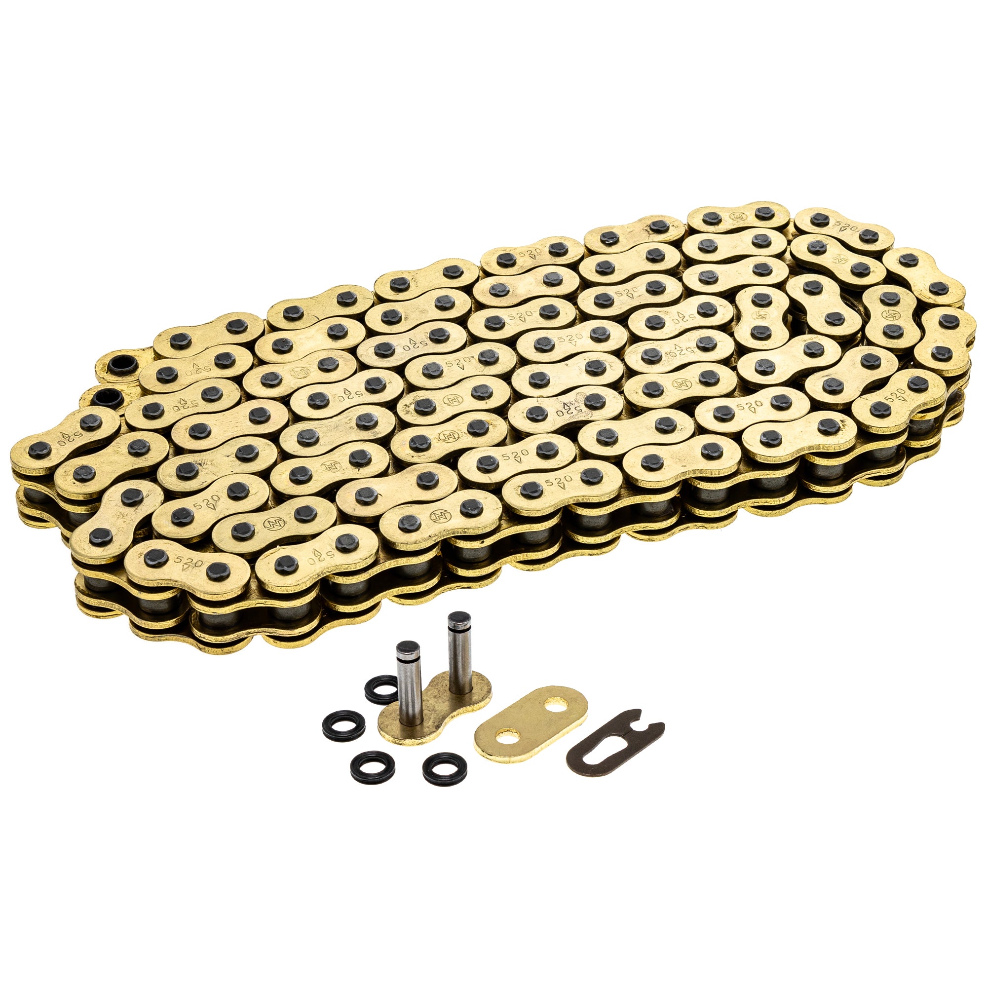 Gold X-Ring Chain 116 w/ Master Link for zOTHER Yamaha Suzuki Polaris Kawasaki Honda YZF NICHE 519-CDC2406H