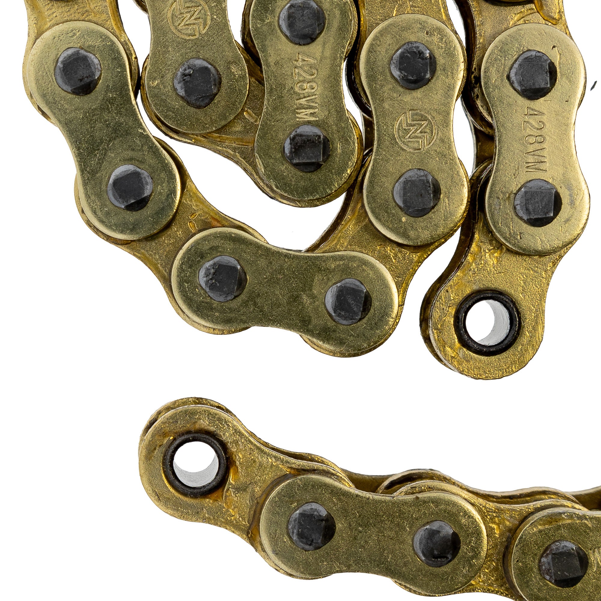 アクセサリー mo Gold X-Ring Chain 118 w/ Master Link Honda Yamaha | NICHE PARTS