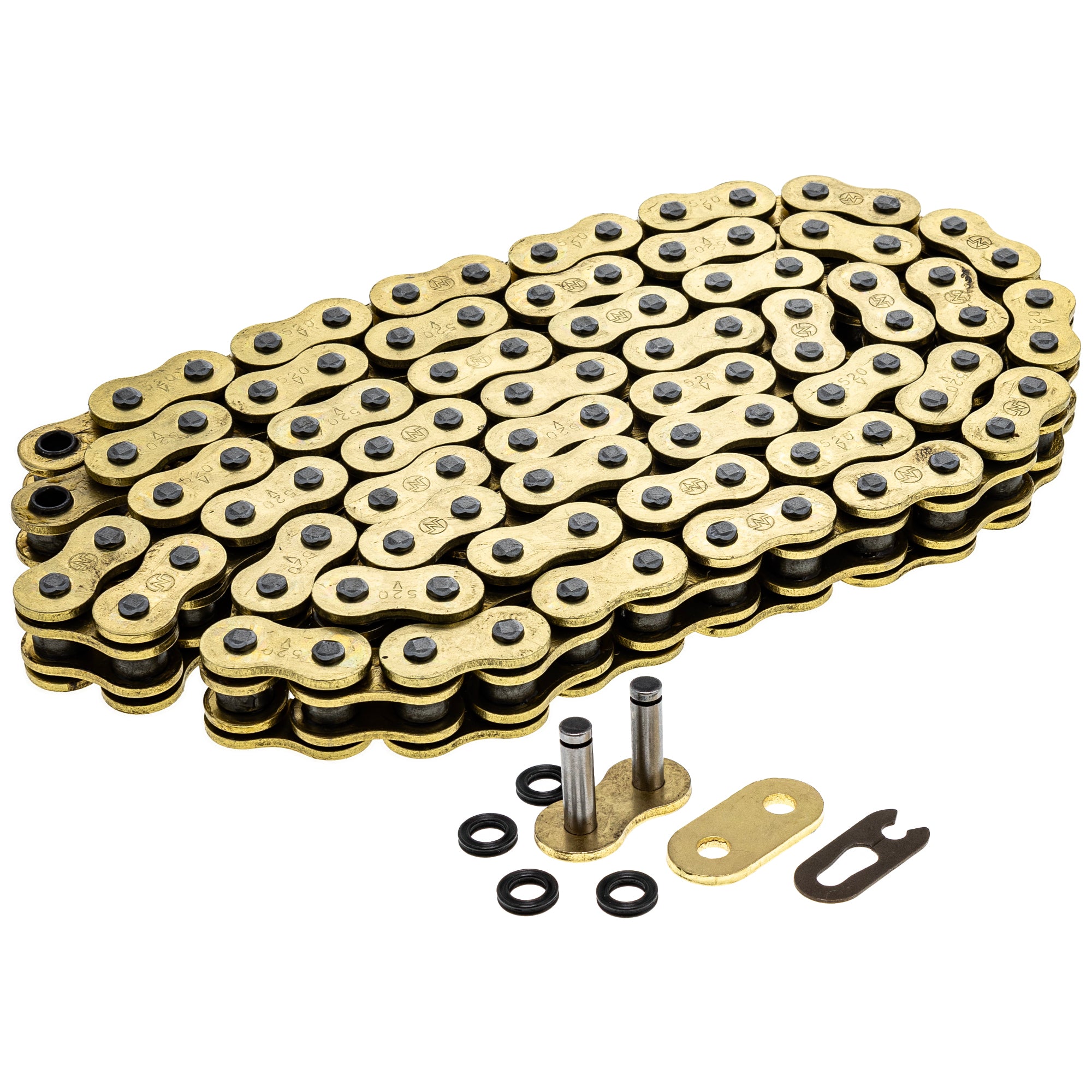 Gold X-Ring Chain 96 w/ Master Link for zOTHER Suzuki Polaris YZ175 XL500S TY350 TS185 NICHE 519-CDC2410H