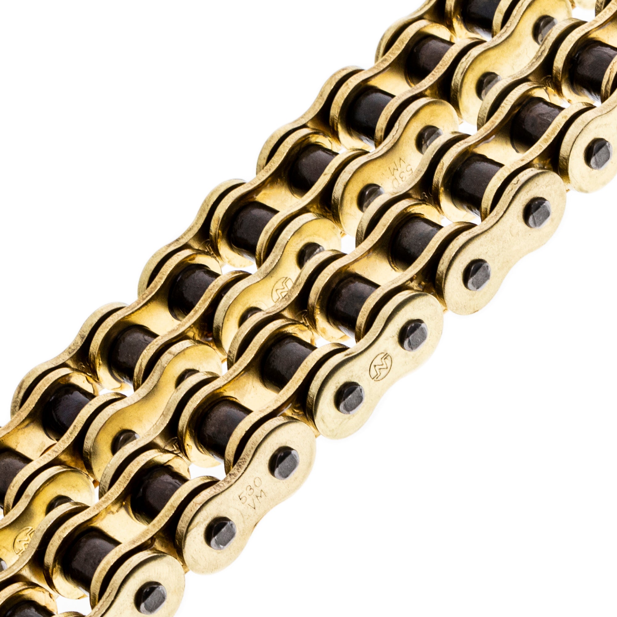 Gold X-Ring Chain 100 w/ Master Link For Kawasaki Honda Cagiva 94580-20100-00 40530-426-641