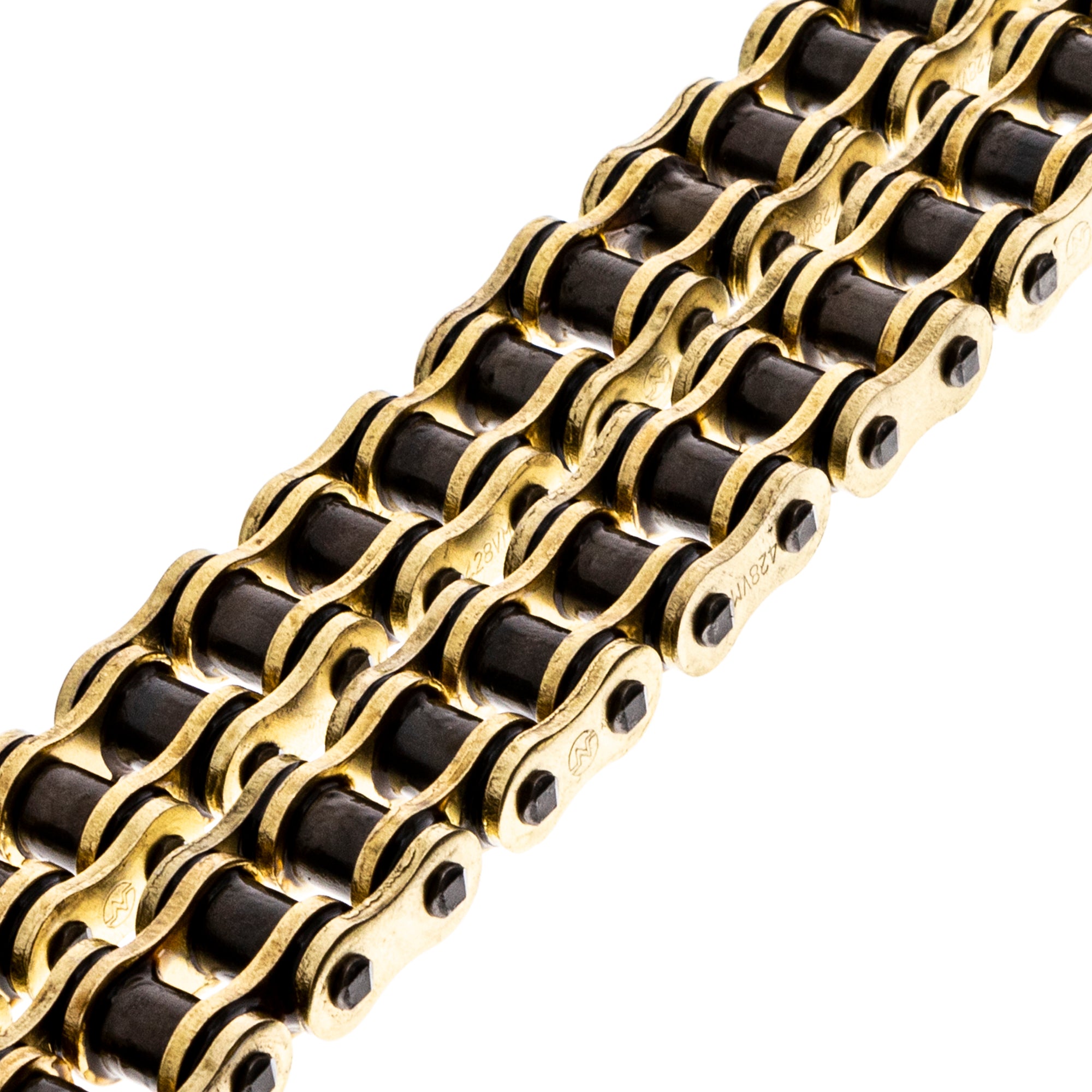 Gold X-Ring Chain 130 w/ Master Link for zOTHER Yamaha Roadwin RM80 RG125F NX125 NICHE 519-CDC2533H