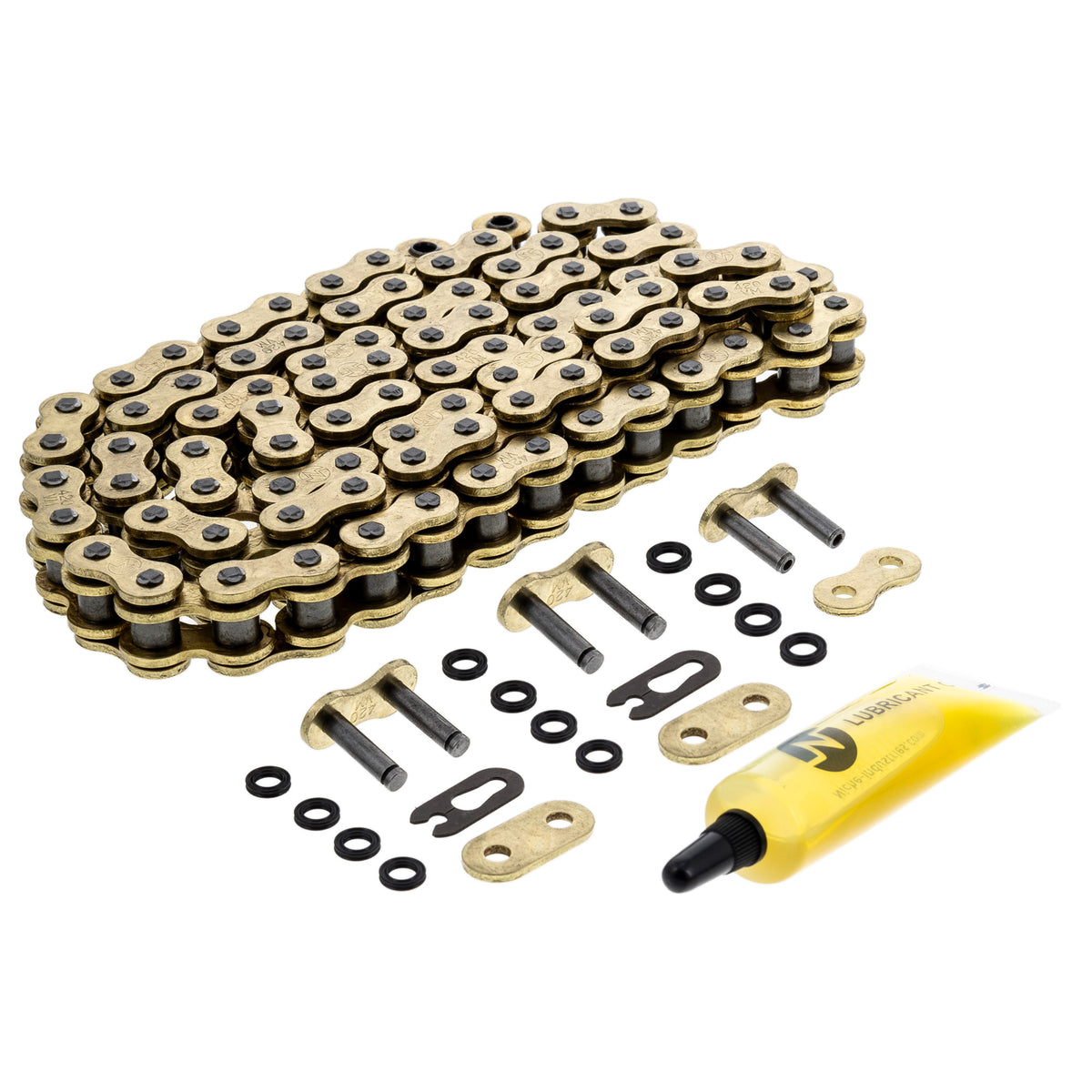 Gold X-Ring Chain 90 w/ Master Link for zOTHER Yamaha Kawasaki YZ50 TTR110E KLX110L KLX110 NICHE 519-CDC2543H