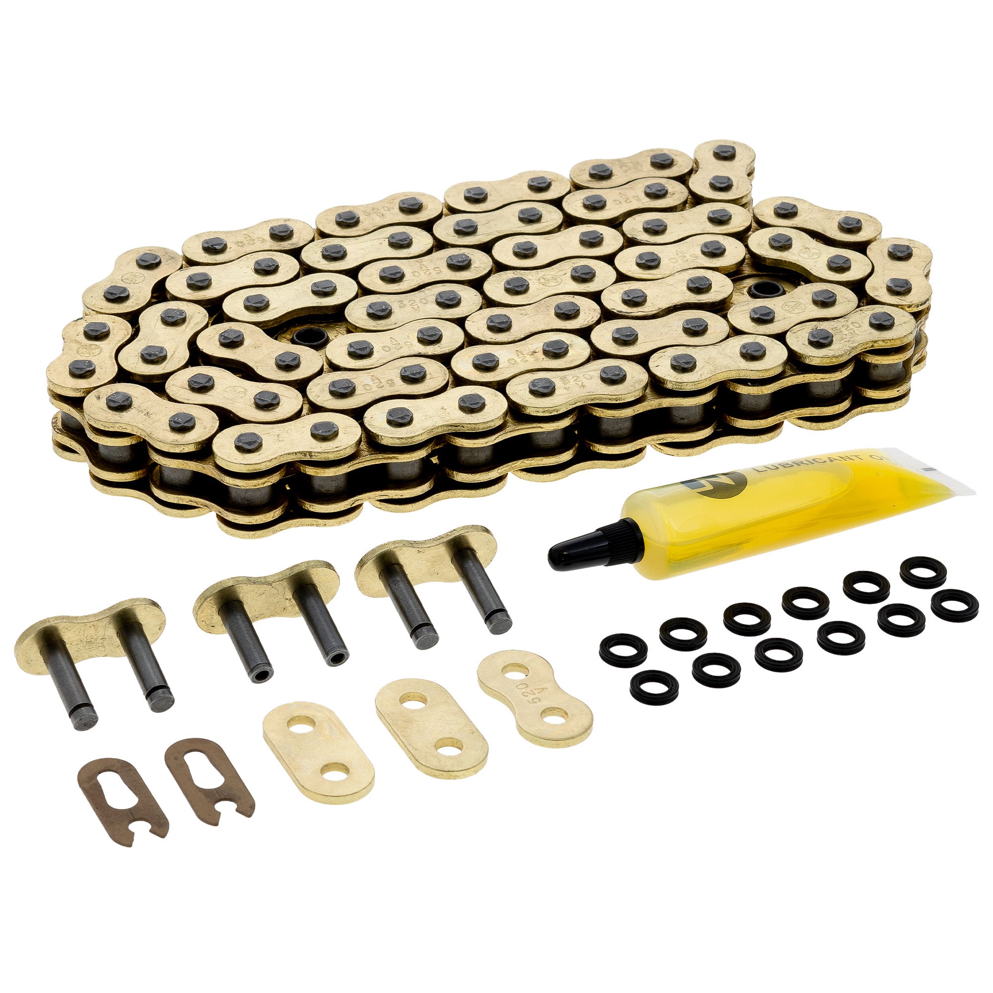 Gold X-Ring Chain 76 w/ Master Link for zOTHER Polaris Xplorer Trail Sportsman Scrambler NICHE 519-CDC2585H