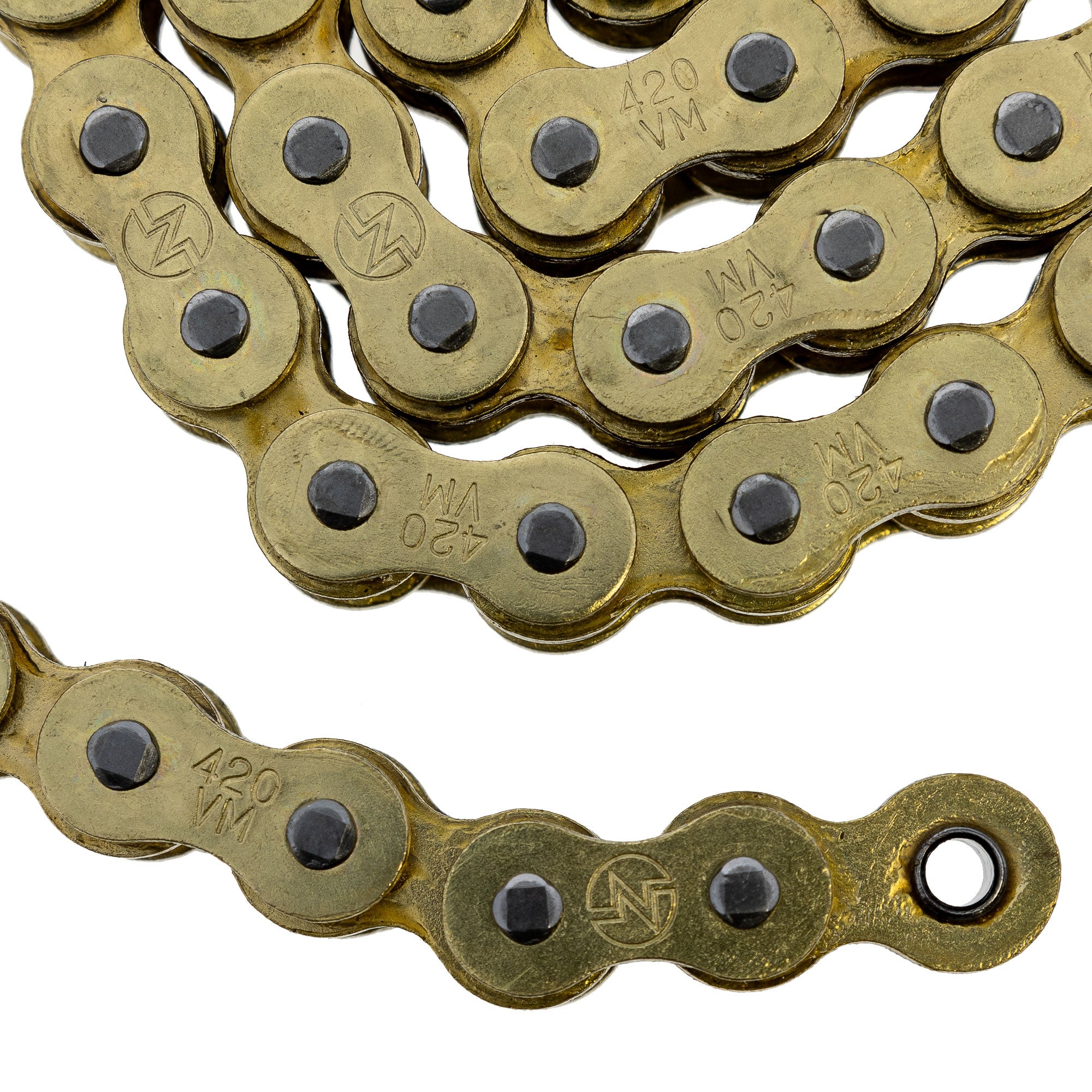 Gold X-Ring Chain 106 w/ Master Link Yamaha Honda | NICHE PARTS