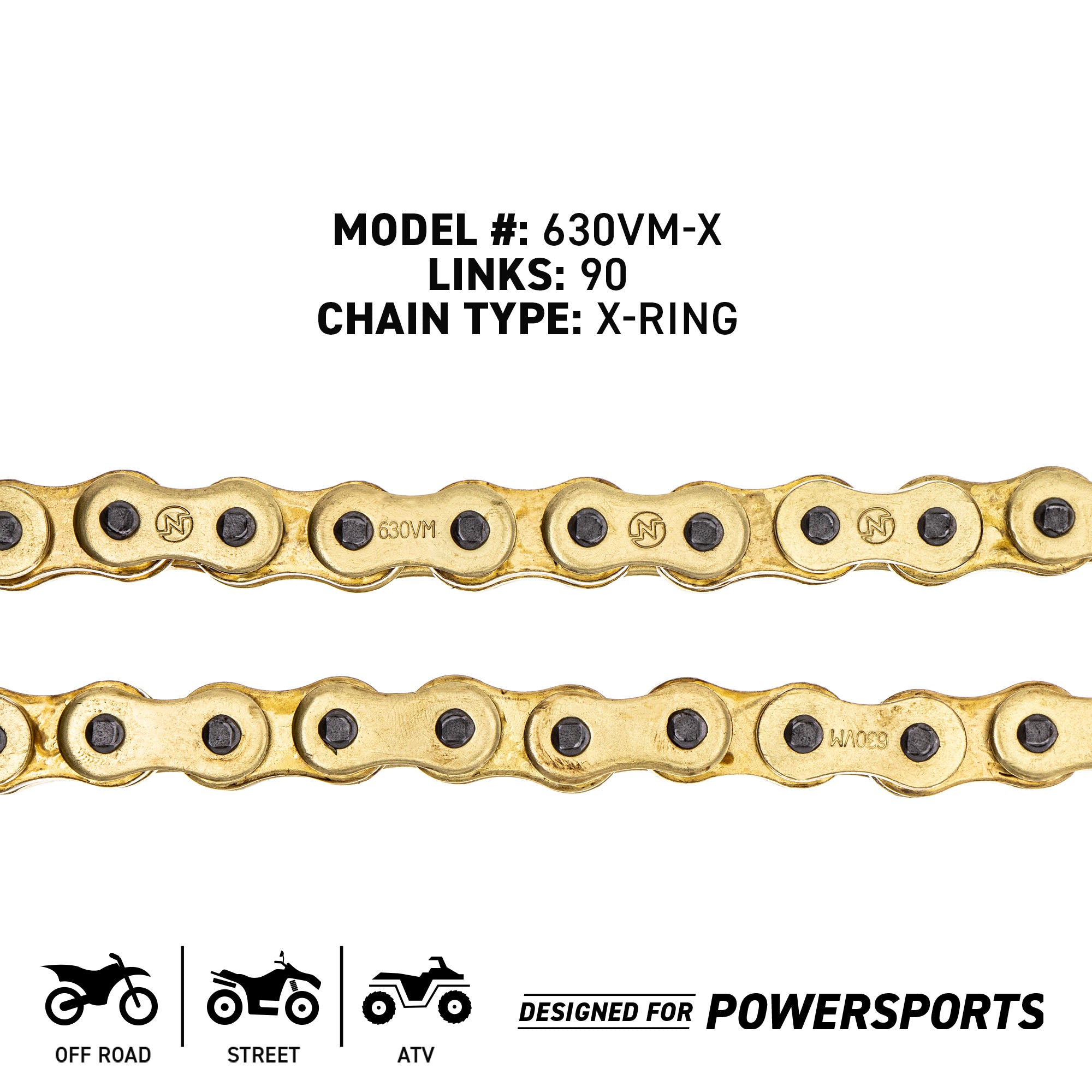 NICHE 519-CDC2597H Chain for zOTHER Super Seca CB750 40535-425-721