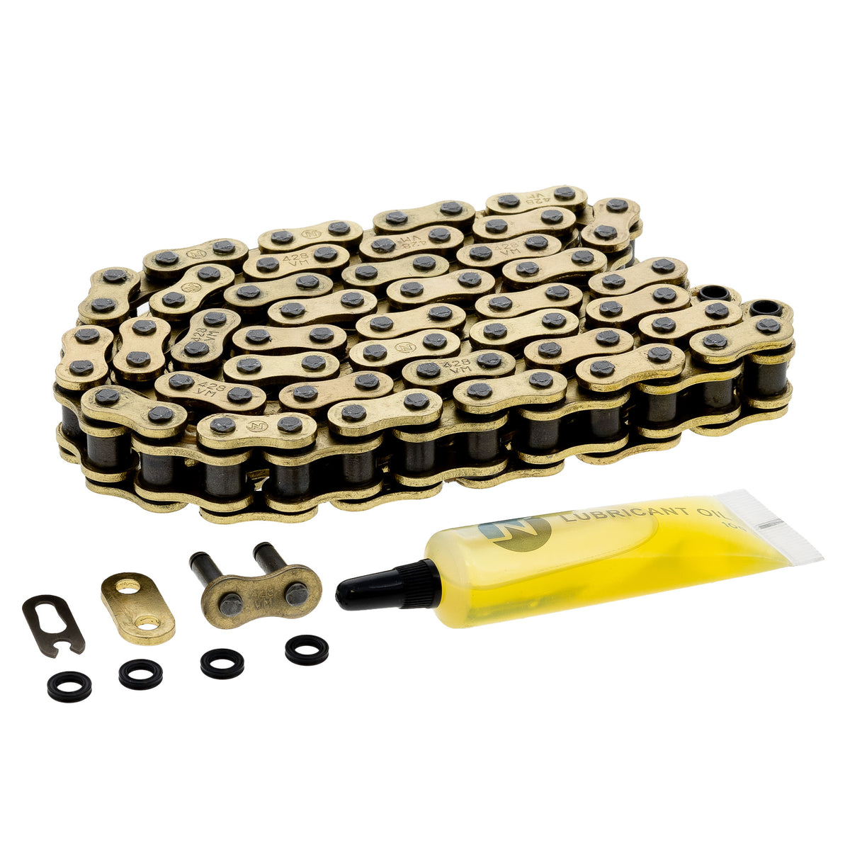 Gold X-Ring Chain 78 w/ Master Link for zOTHER Suzuki DRZ70 DRZ50 5529 428VX-78 NICHE 519-CDC2630H