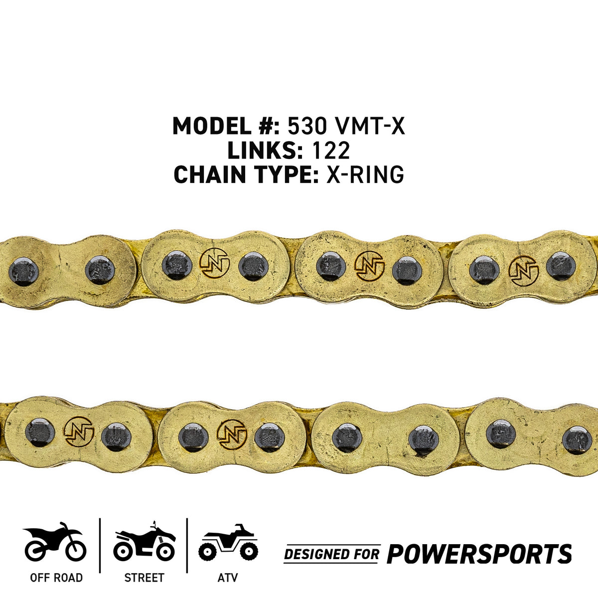 Drive Chain For Yamaha Yamaha Yamaha 94582-10122-00