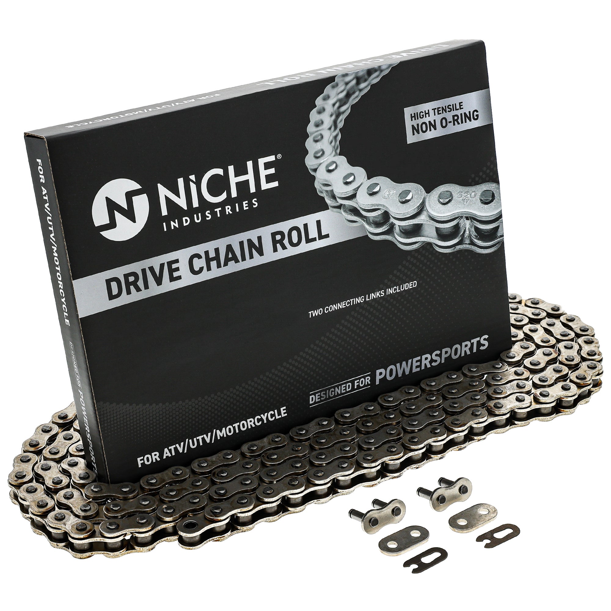 428 Motorcycle Standard Drive Chain Bulk Reel 2 Connecting Links