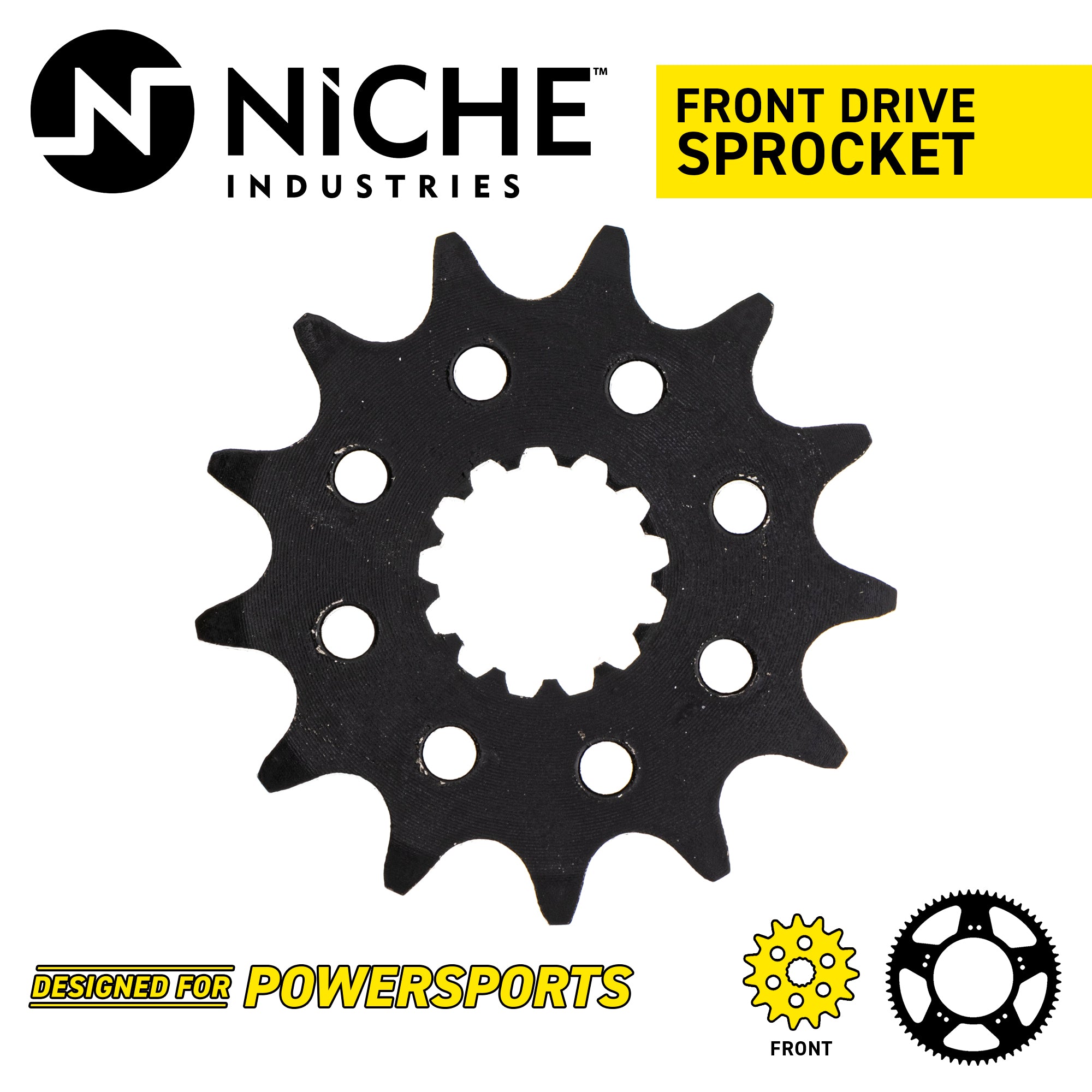 Drive Sprocket Set Front & Rear For Yamaha MK1003052