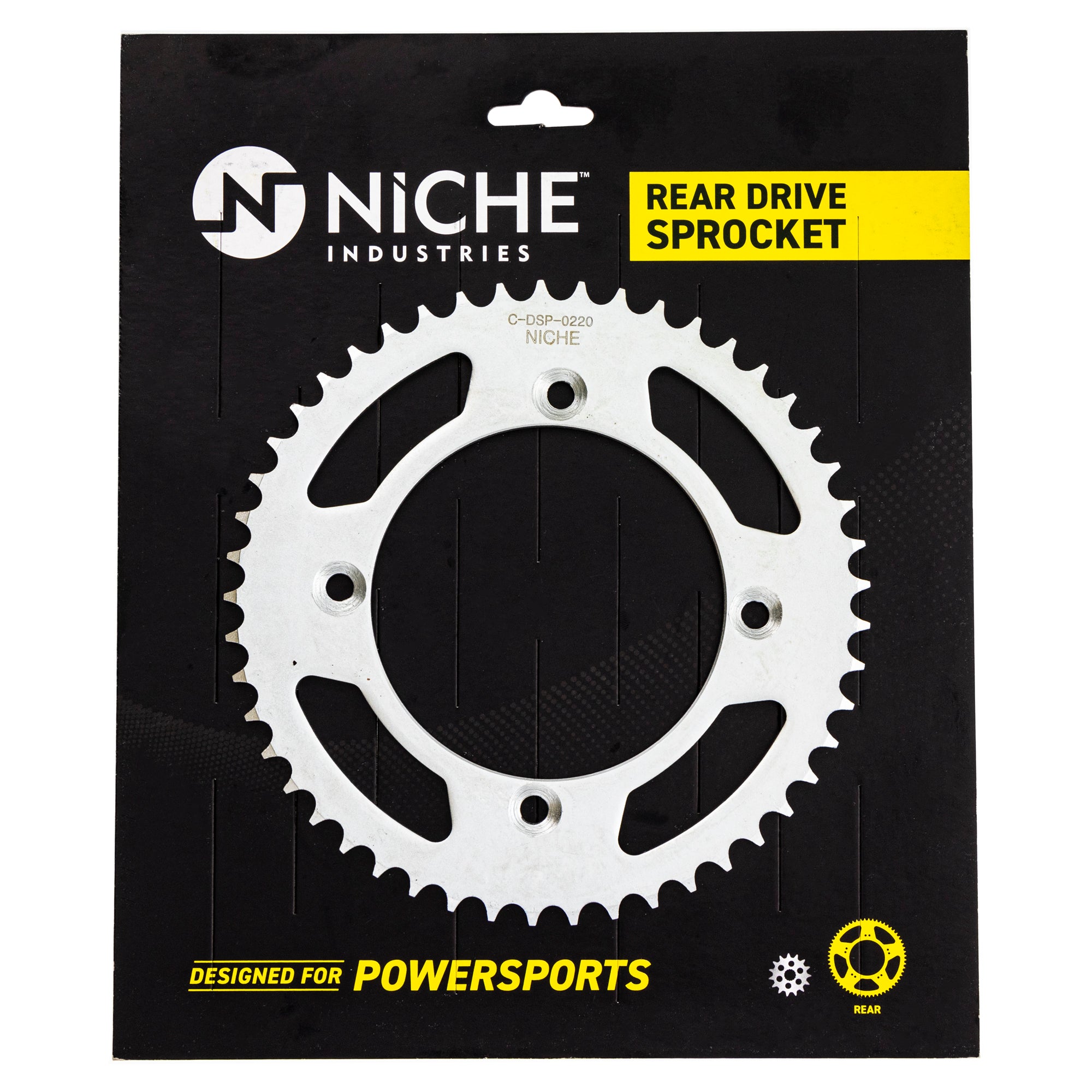 NICHE 519-CDS2447P Tooth Rear Drive Sprocket for Honda Expert CRF150R