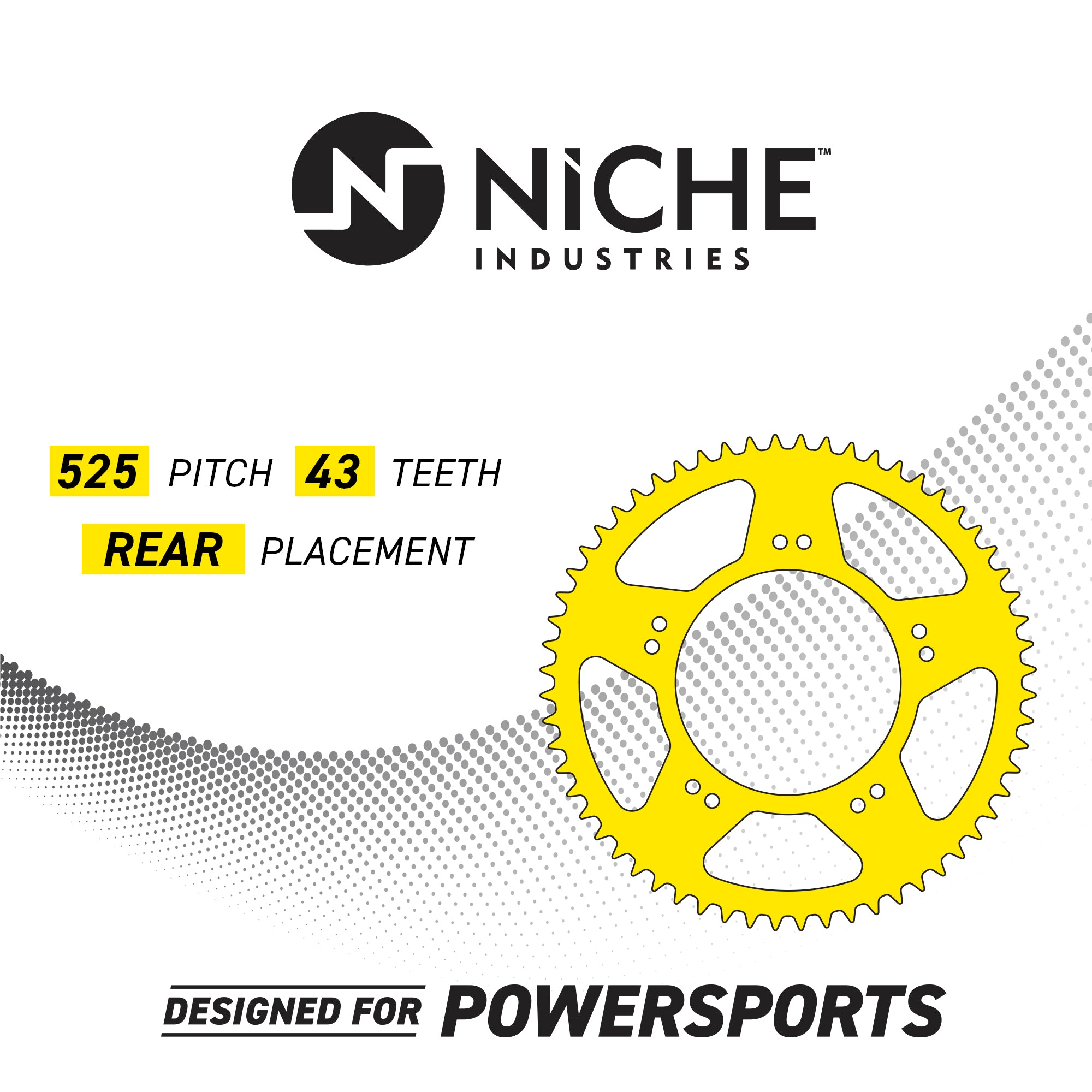 NICHE Rear Drive Sprocket 64511-35F50-A05 64511-35F50