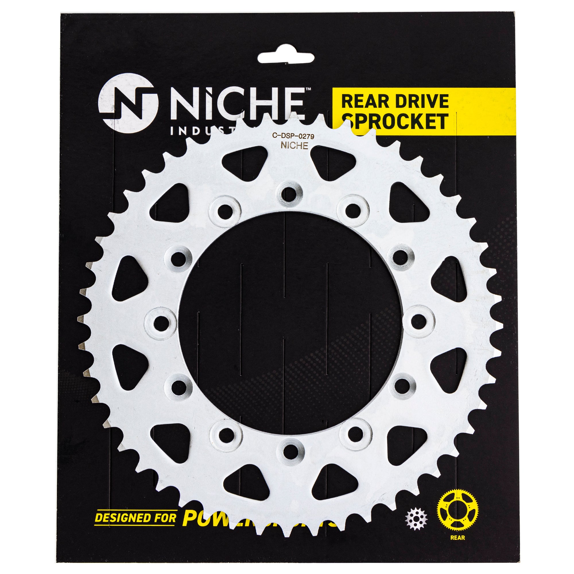 NICHE 519-CDS2491P Tooth Rear Drive Sprocket for zOTHER Honda XR600R