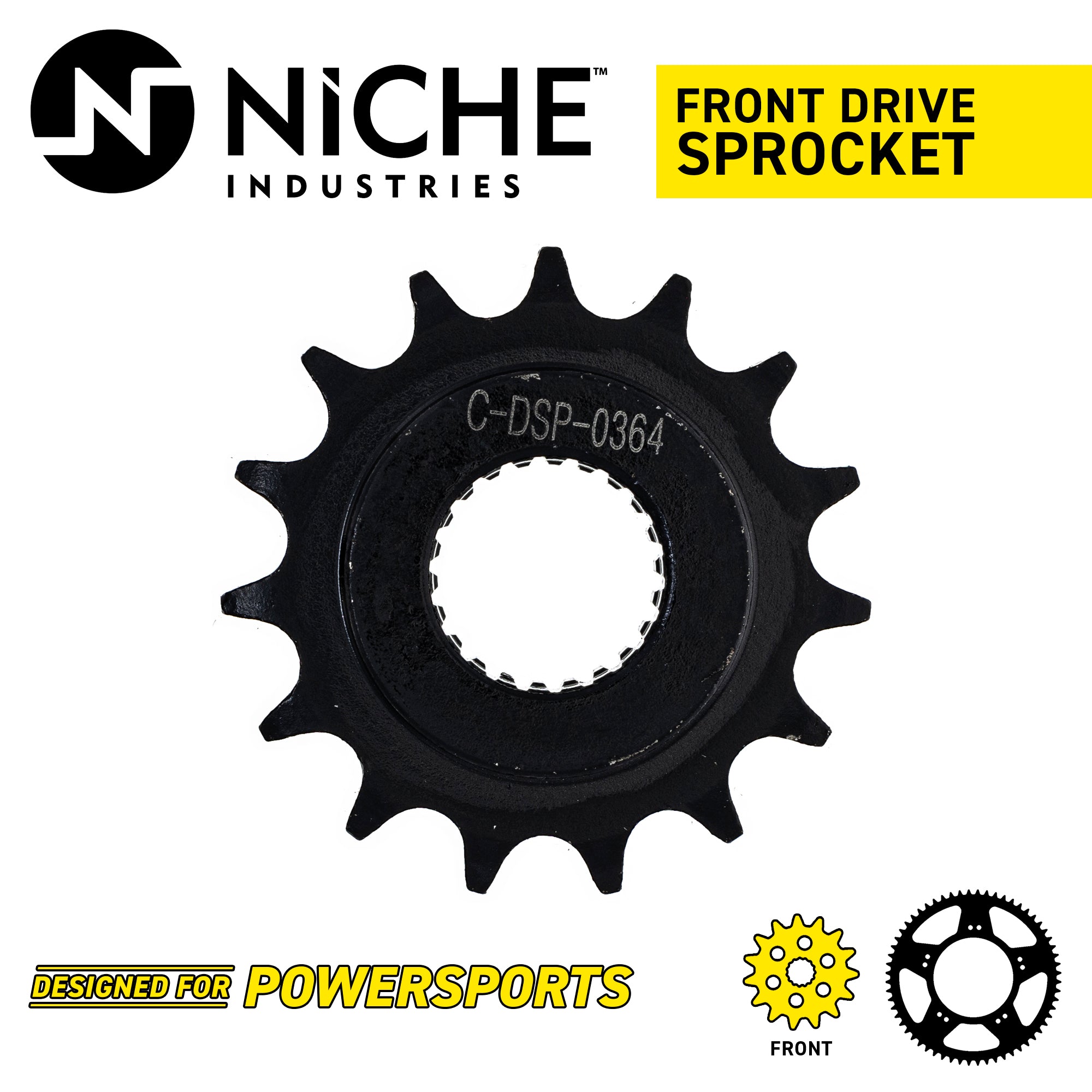 NICHE 519-CDS2586P Front Sprocket for XT250