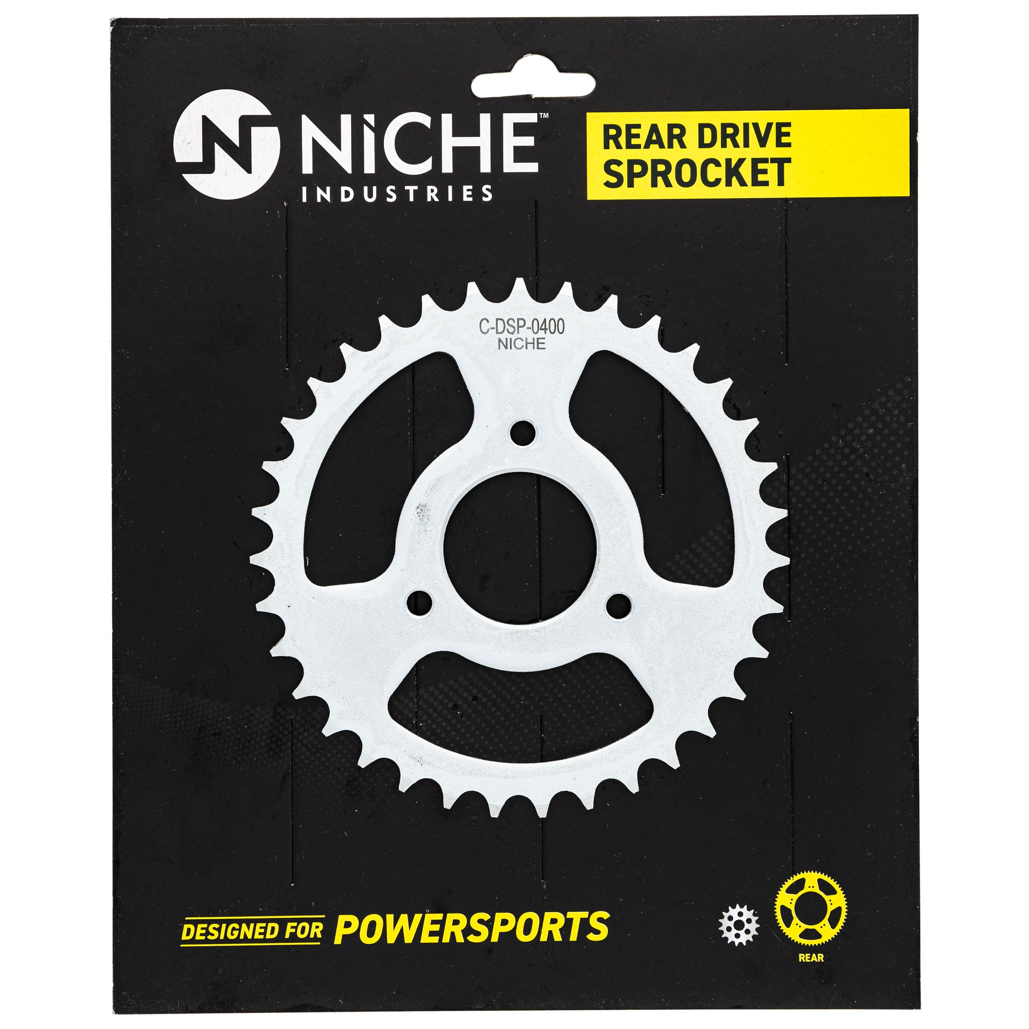 NICHE 519-CDS2622P Rear Sprocket for Raptor Grizzly