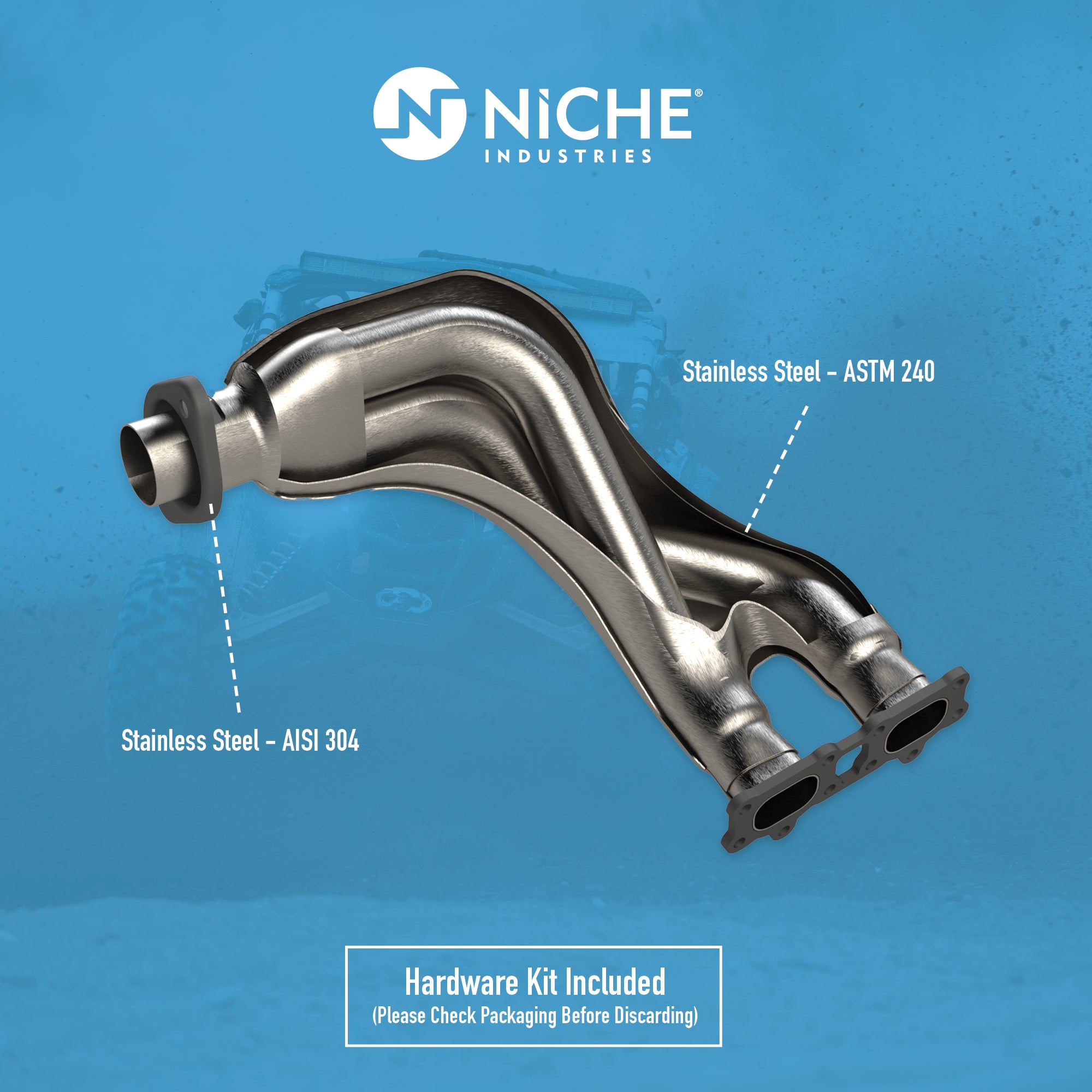 Exhaust Header Polaris | NICHE PARTS