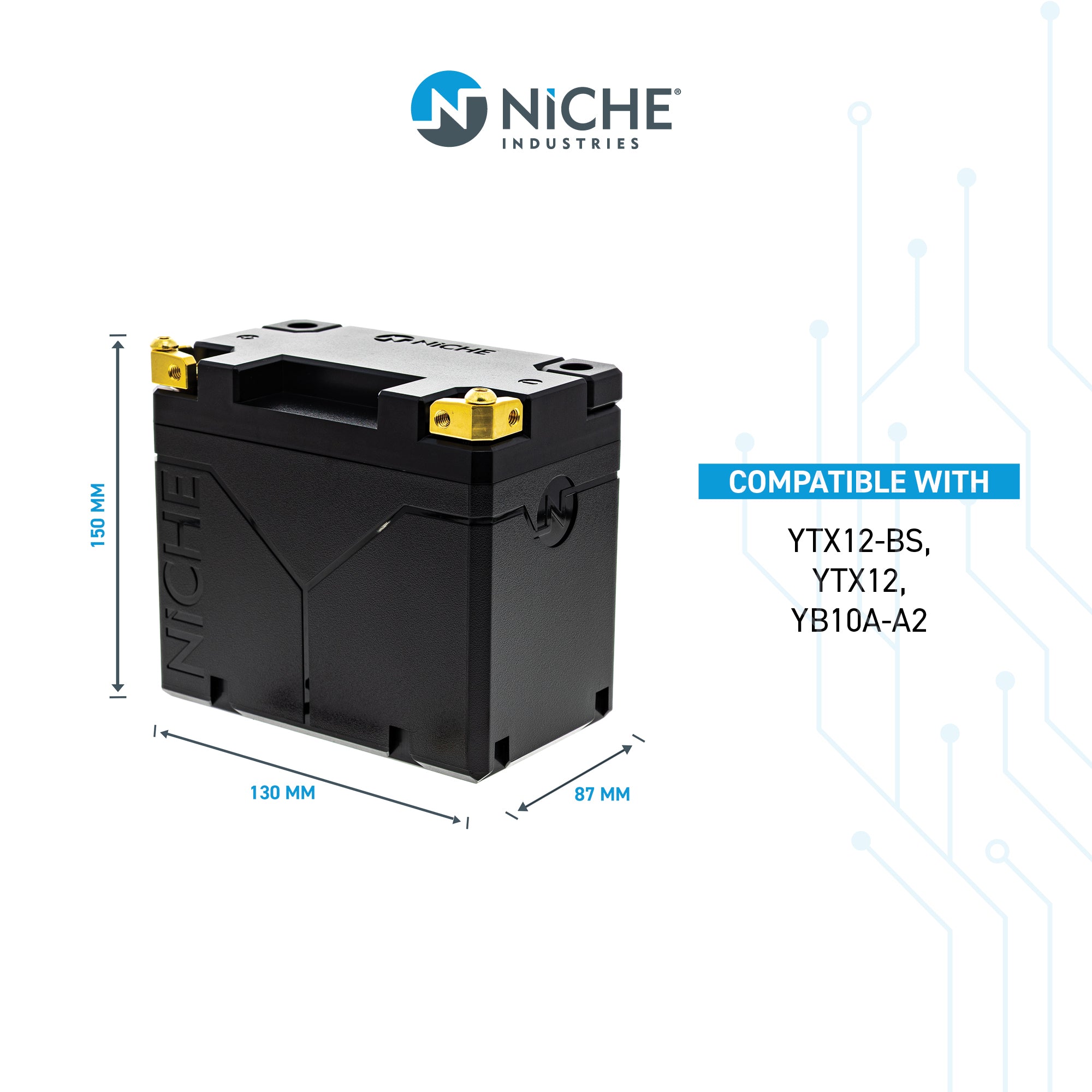 NICHE Lithium Battery S31500RCB000 715900710 715900031