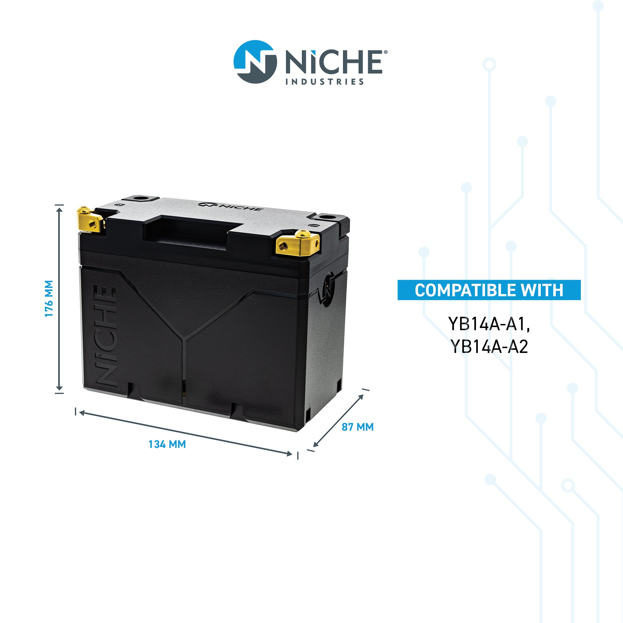 NICHE Lithium Battery A31500179000 715000194 710000309
