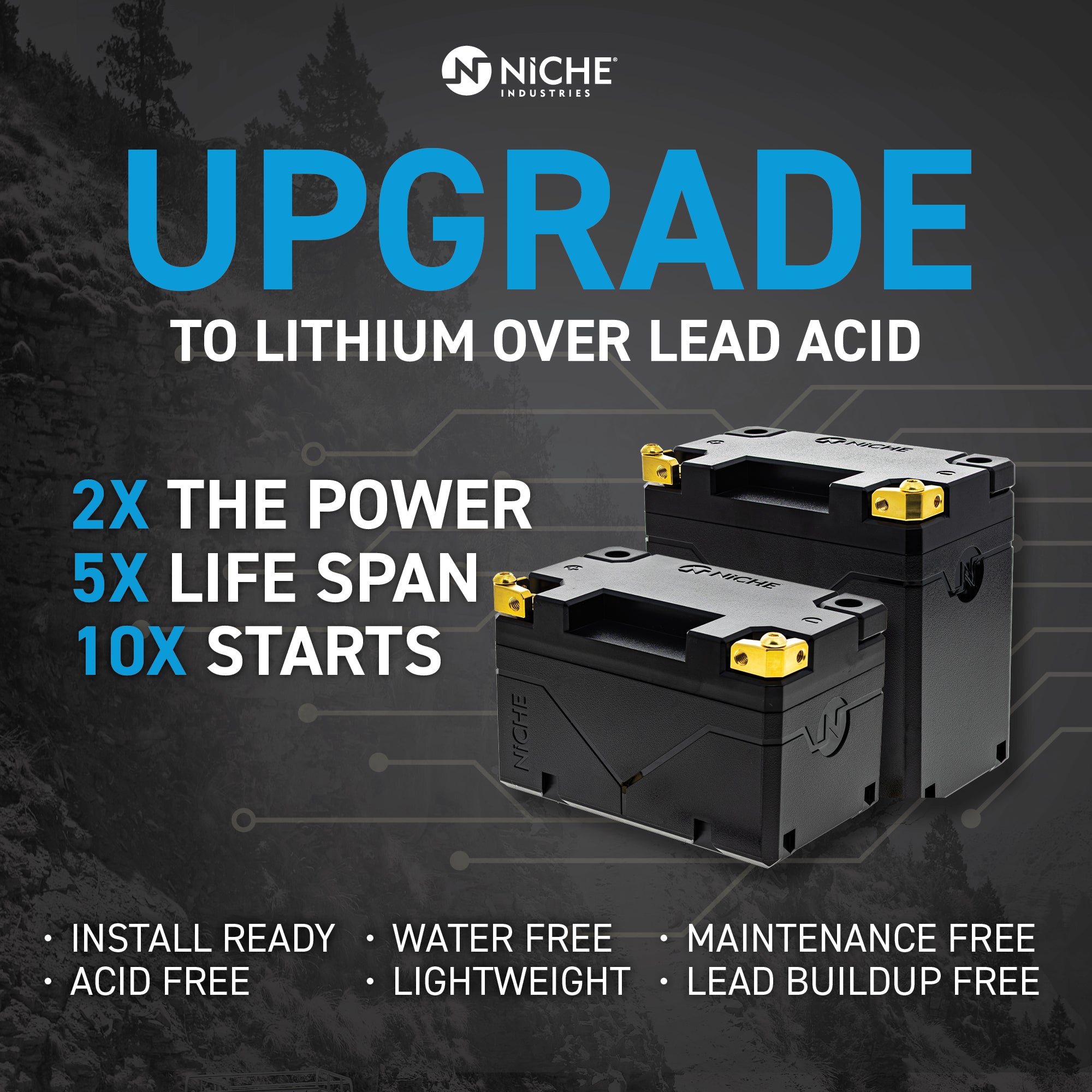 Lithium Battery For Honda Kawasaki Suzuki 31500-HM5-630 31500-HC5-970 31500-HC4-751 31500-HC4-726AH