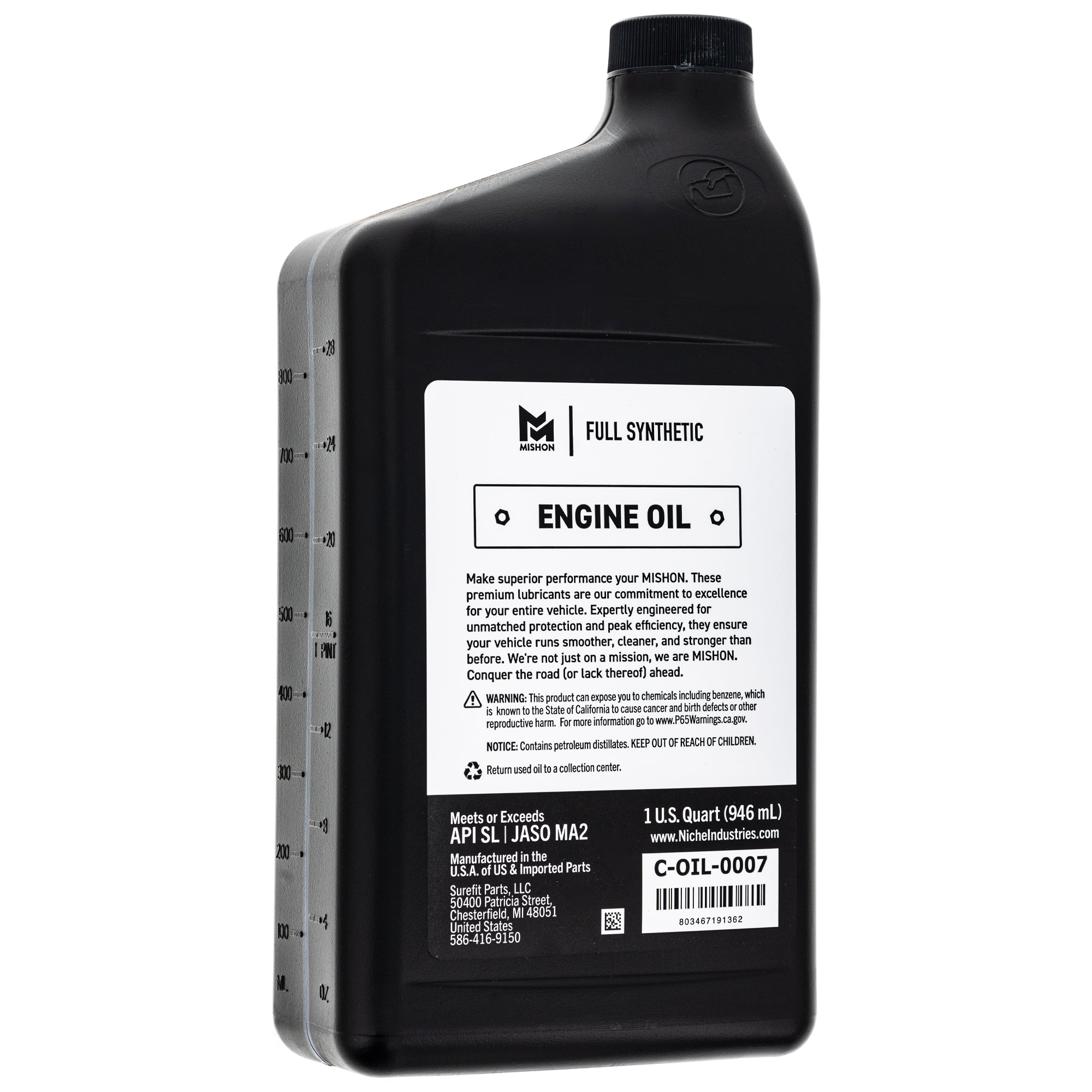 Engine Oil 10W-40 Full Synthetic ATV UTV Motorcycle 12 Quart Case