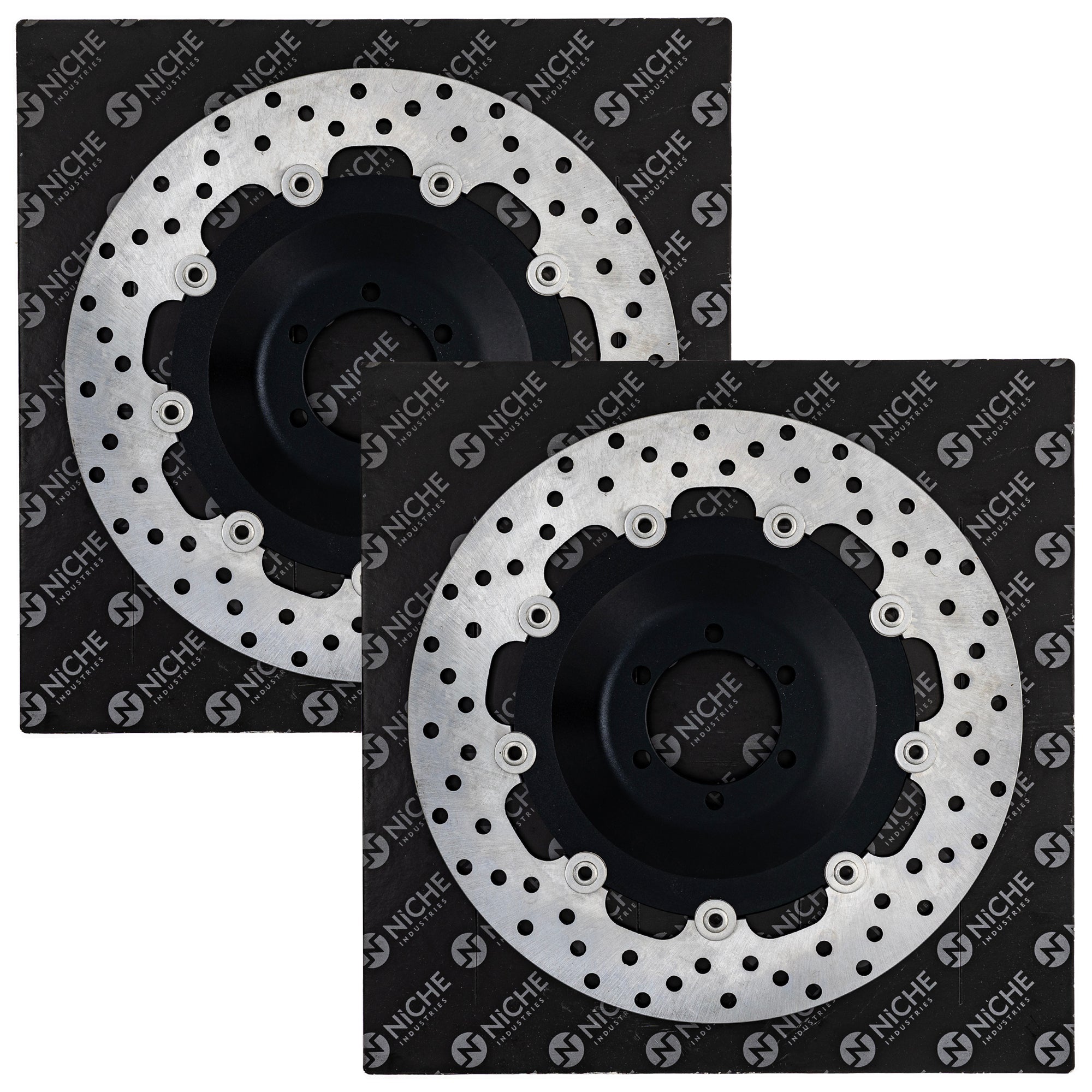 NICHE 519-CRT2436R Front Brake Rotor 2-Pack for zOTHER XS650S2 XS650S